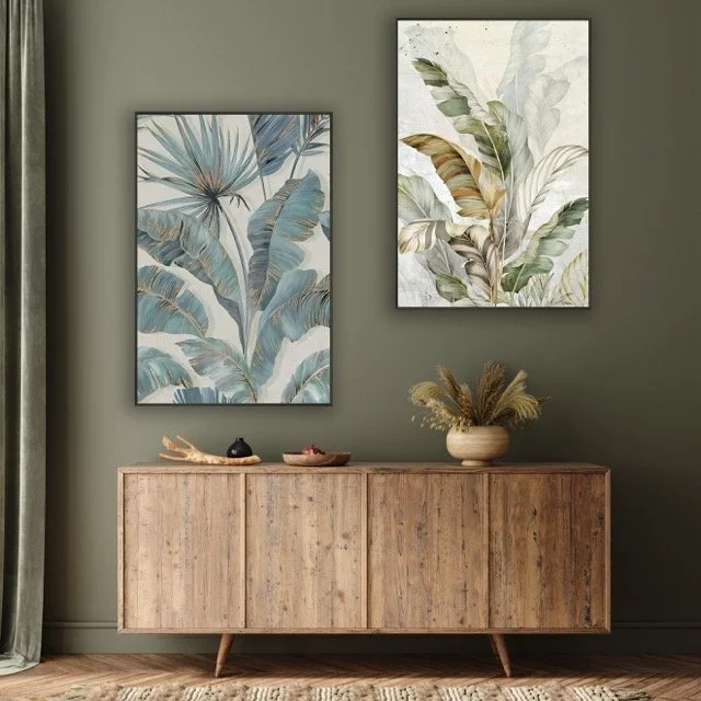 Foliage Metal Framed Poster 60x90 cm / 24x36″