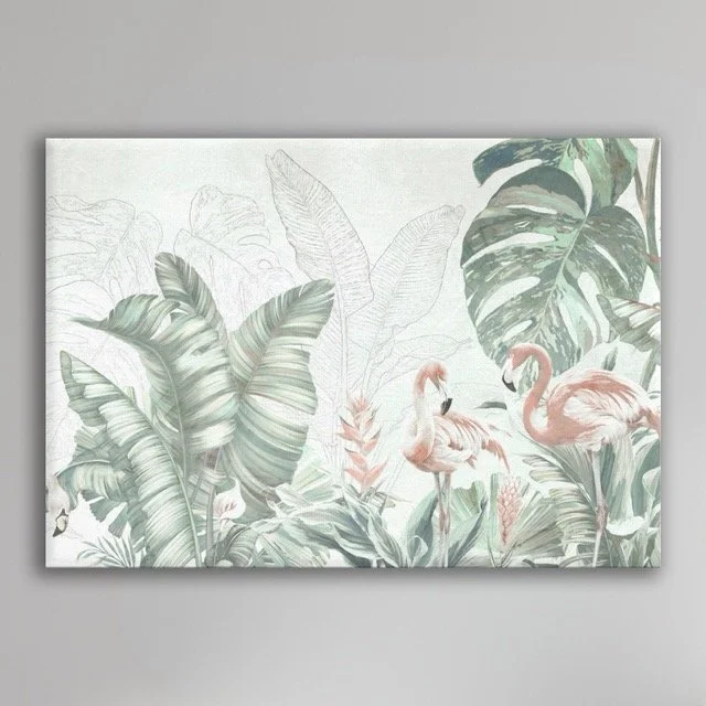 Flamingo Wall Plain Canvas.jpeg