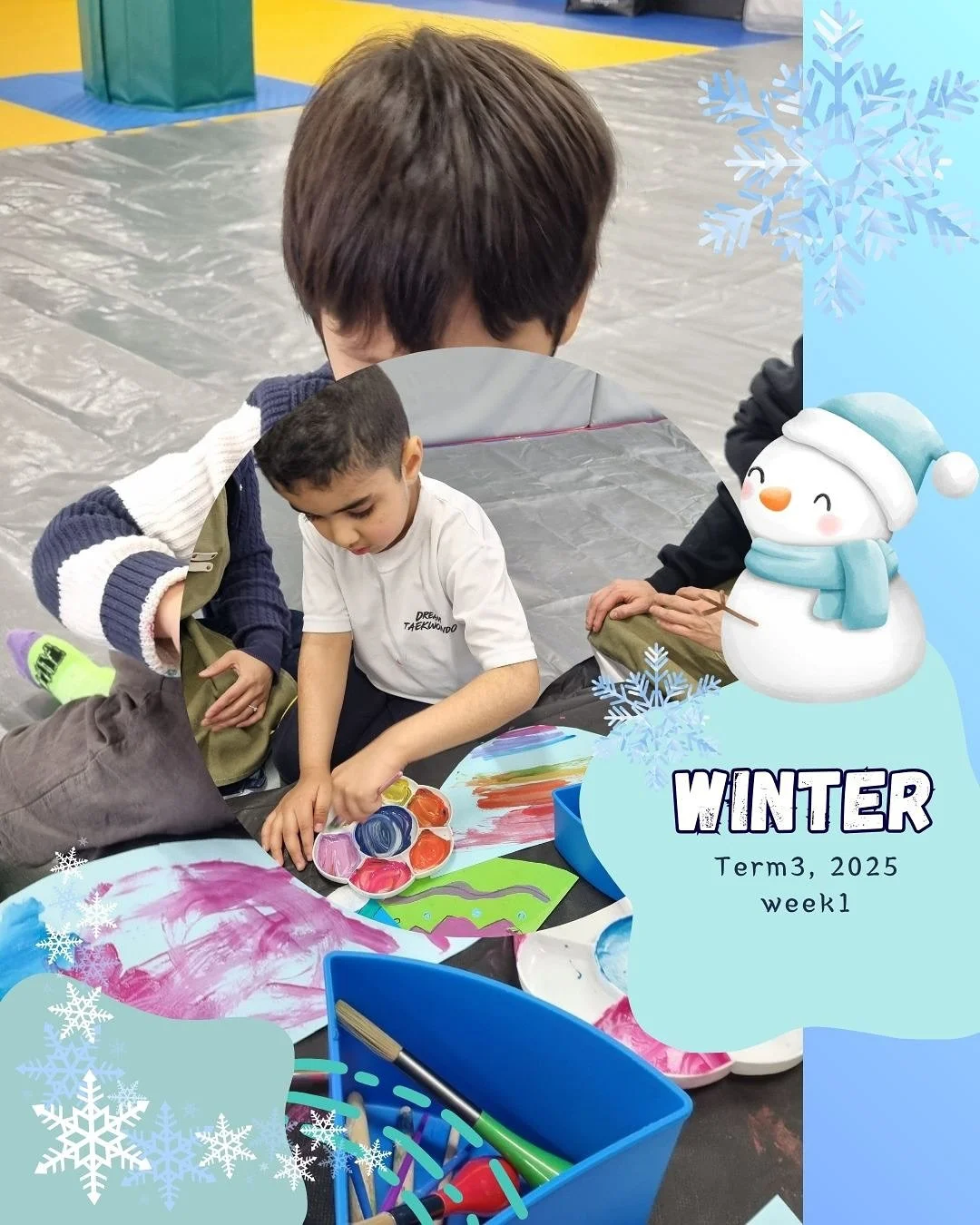 ❄️ Winter Play ☃️

Let&rsquo;s make, paint, and play&mdash;together!

Our DreamArt kids made their very own winter party hats, decorated with paint, patterns, and fluffy snow! 🎨🖌️✨

Some added snowflakes, others drew their favourite characters&mdas
