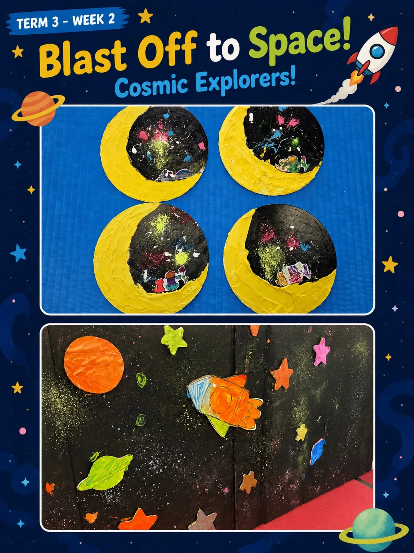 Term 3 - Week 2

Blast Off to Space! Cosmic Explorers!
