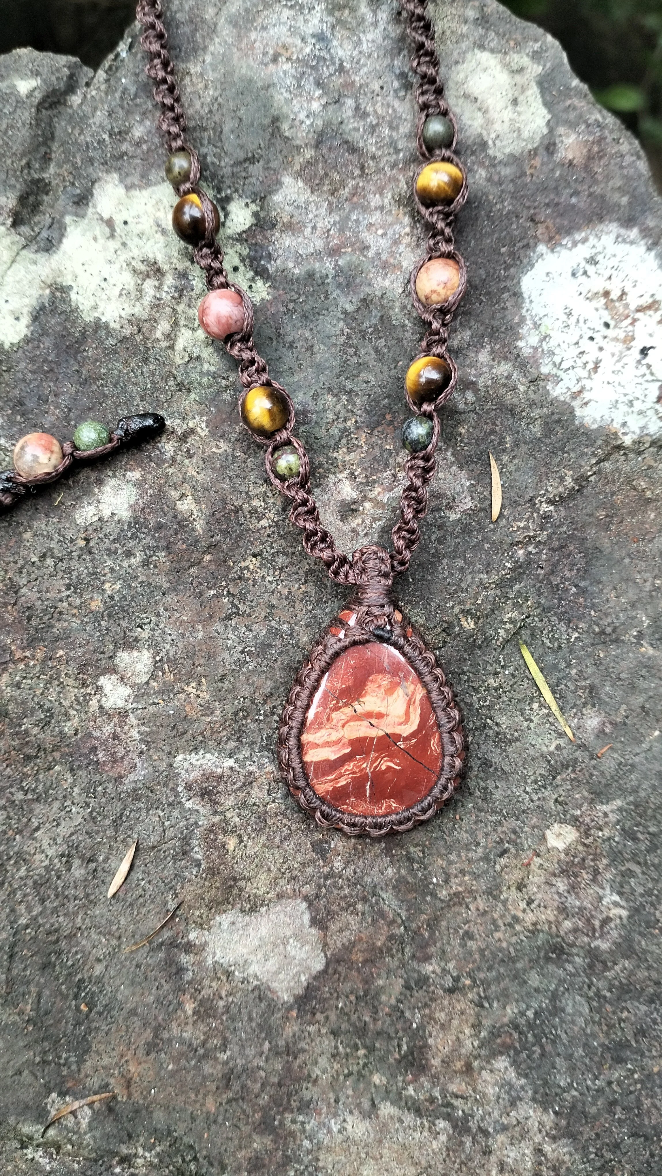 Gemstone Macrame Necklace Workshop