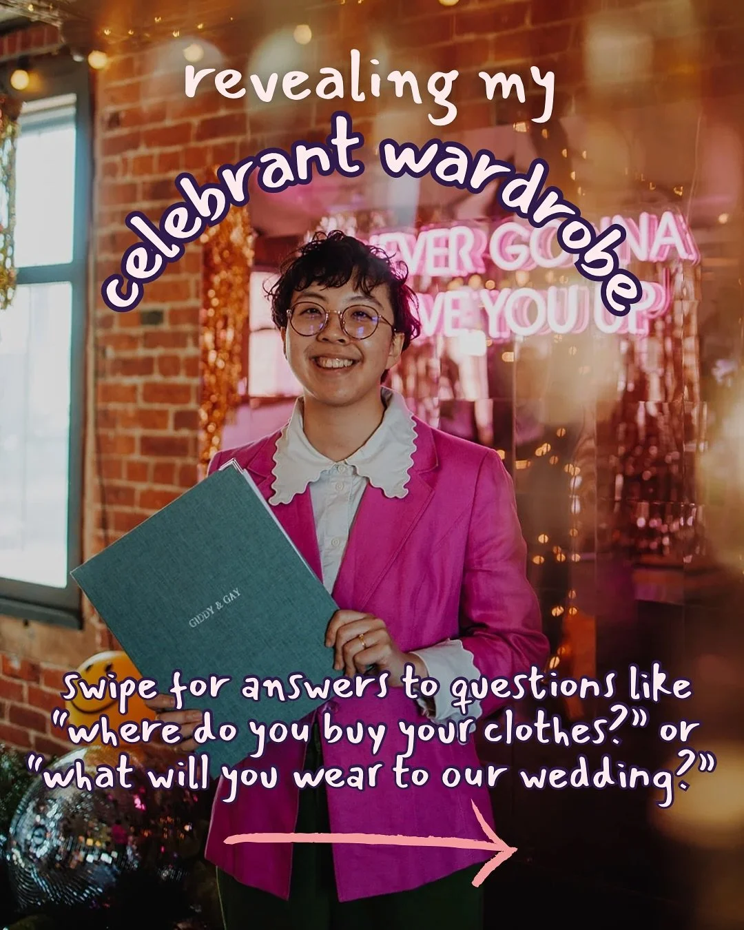 “What will you wear to our wedding?” 
I know how important your outfits are to your wedding and how much thought you’ve put into choosing what you wear—so when I’m standing up there getting you hitched 🙌 I want you to