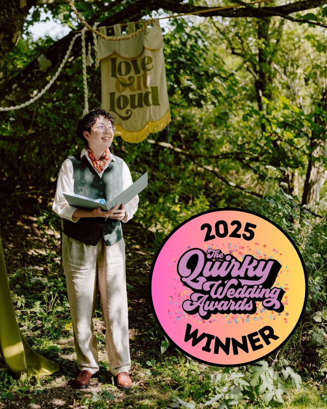 💘 Quirky Wedding Awards 2025 Inclusivity &amp; Accessibility Winner 💘

When I won, I was asked, &ldquo;what does this award mean to you?&rdquo;

Well, it&rsquo;s not been an easy year.

Building a business as a queer, nonbinary person of colour is 