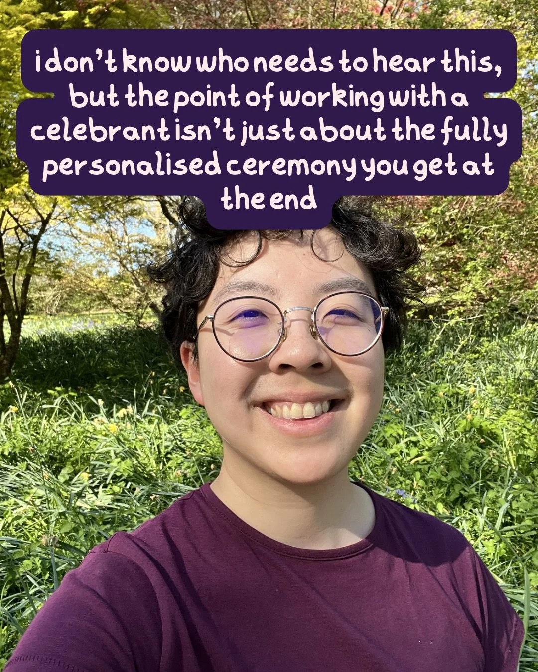 Wedding season begins soon for me and I am so busy writing lots of ceremony scripts at the moment! So much goes into creating every ceremony and this message I received from one of my nearly-weds is the perfect reminder of that:

&ldquo;Thank you for