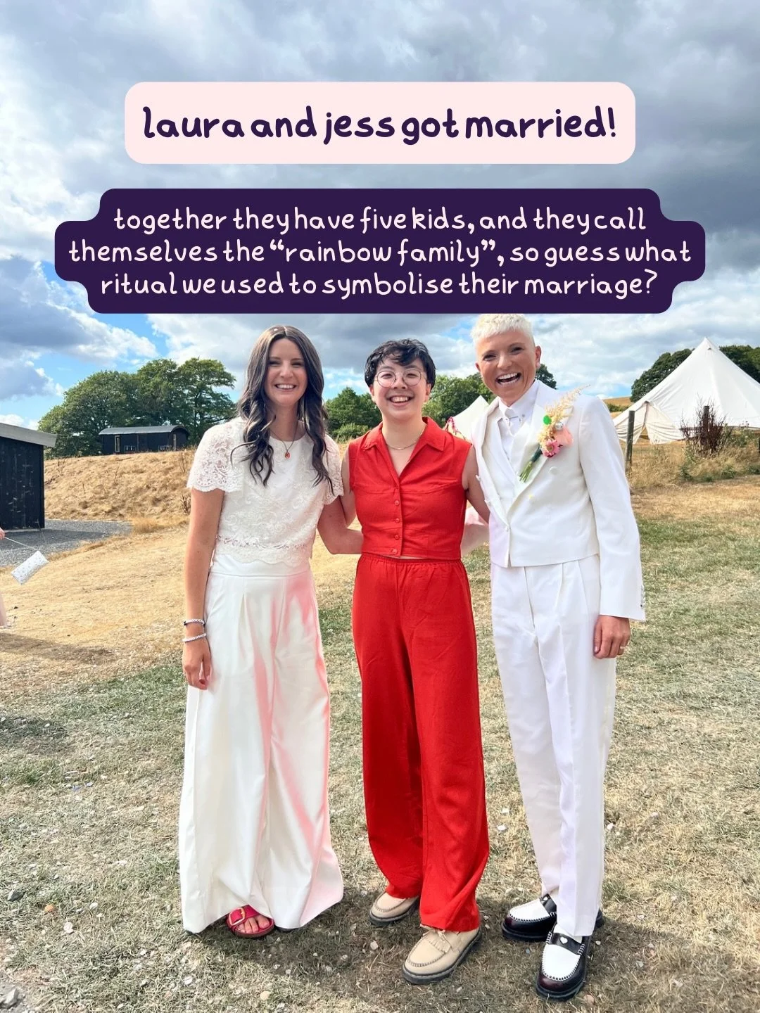 💘 Laura &amp; Jess got married! 💘 

What a beautiful day this was at the Giraffe Shed which is truly one of my fave venues. Hannah and Neil do an incredible job at making it feel like such a warm, inclusive, welcoming place and it was the perfect s