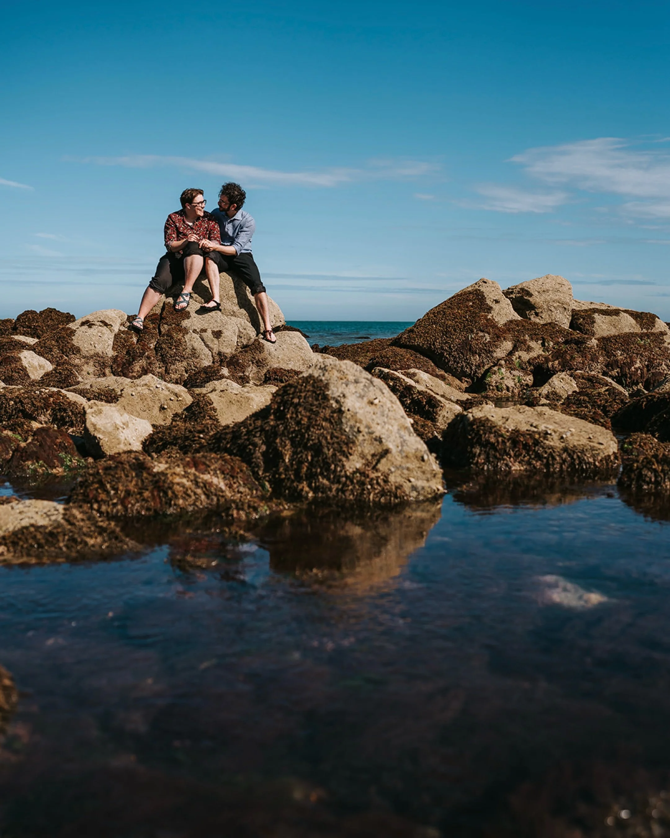 The absolute WORKS OF ART that @photosby_pril took at this beach elopement in June, my god!! 🖼️

I think about this day all the time. It was flawless weather&mdash;after a seemingly endless succession of unbearably hot days, it finally cooled down e