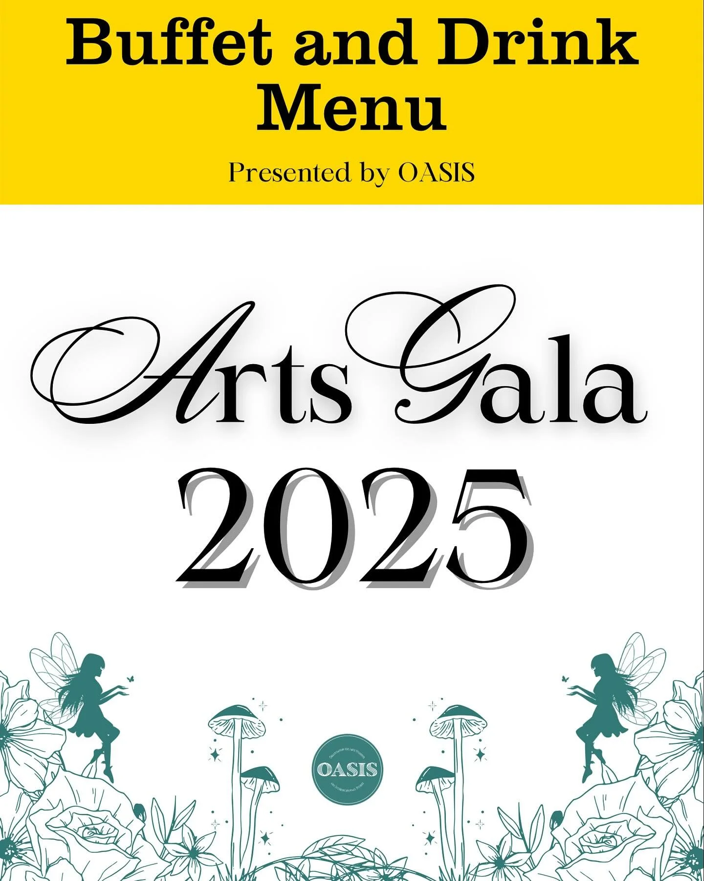 Today is the opening night of Arts Gala 2025! Check out our menu to see what to look forward to this evening! (pretty cool, right?) Don&rsquo;t forget, the bar is cashless but they accept all major cards. We can&rsquo;t wait to see you there!

Here i