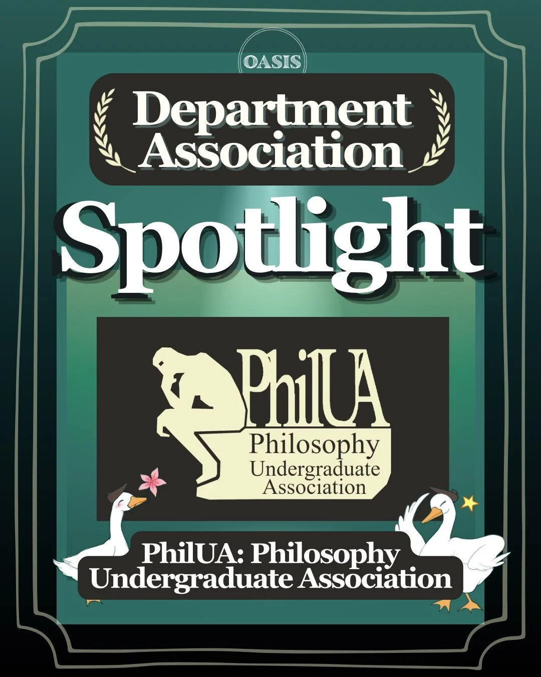 Hello folks! We&rsquo;re starting a department association highlight, where everyone week you get introduced to a new DA! This week&rsquo;s star of the show is the PhilUA, a.k.a. The Philosophy Undergraduate Association. Check them out!