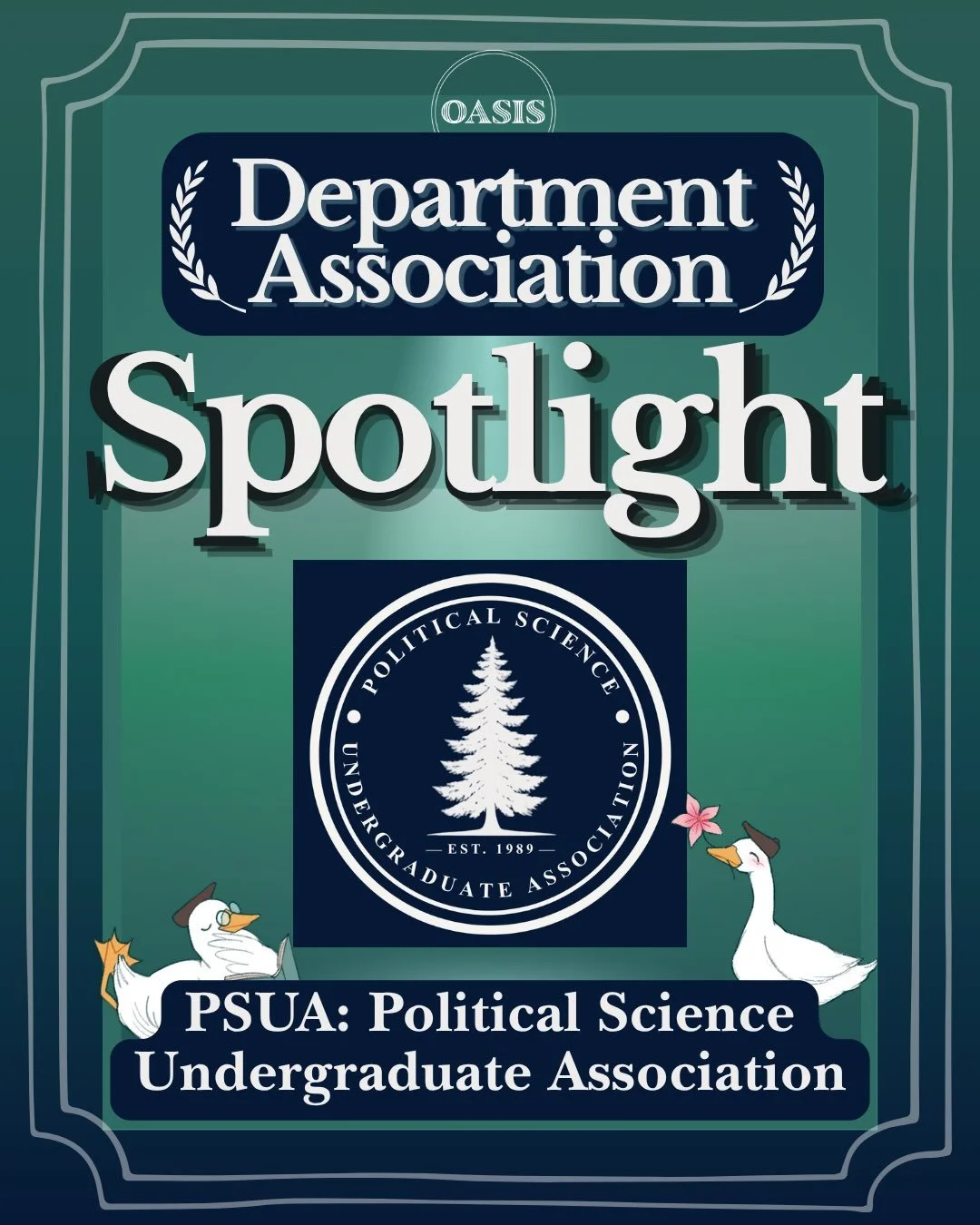 Meet the second department association of our spotlight, the PSUA, also known as the Political Science Undergraduate Association! Check them out!
