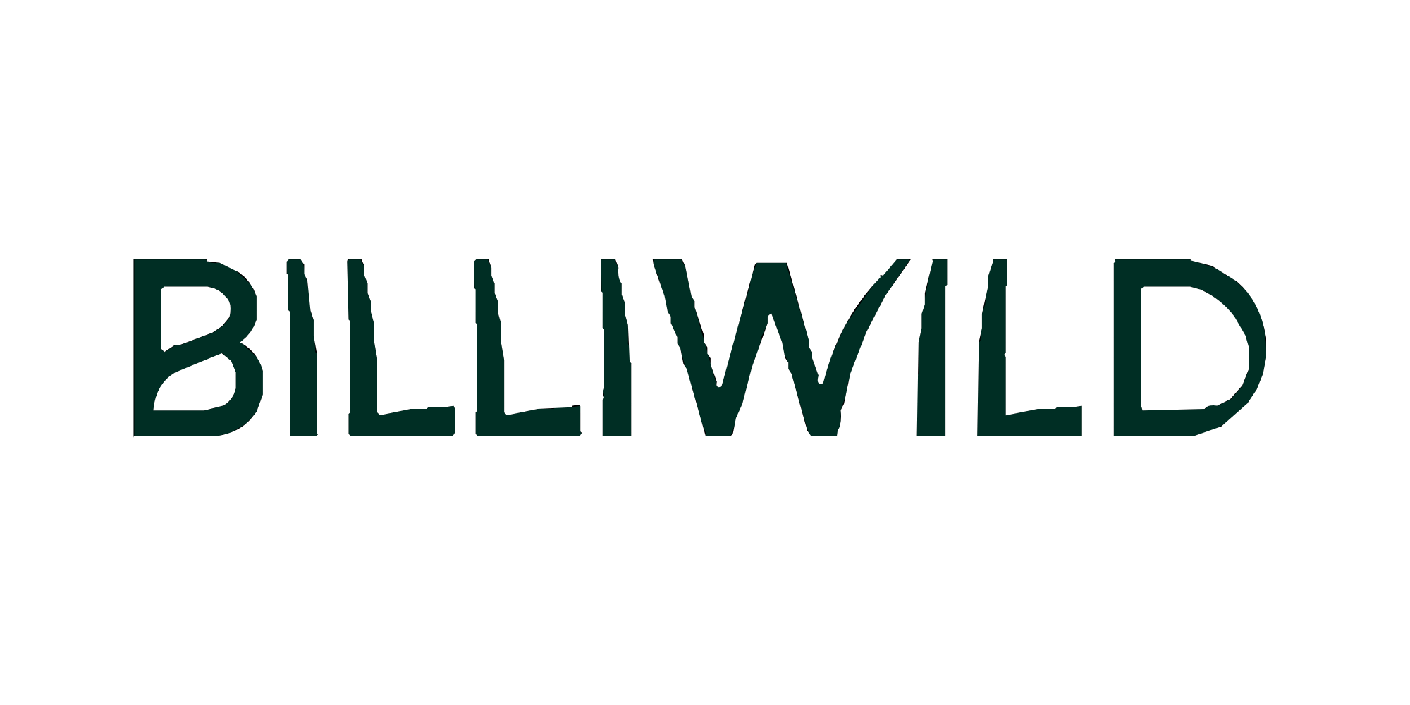 Billiwild logo in dark green