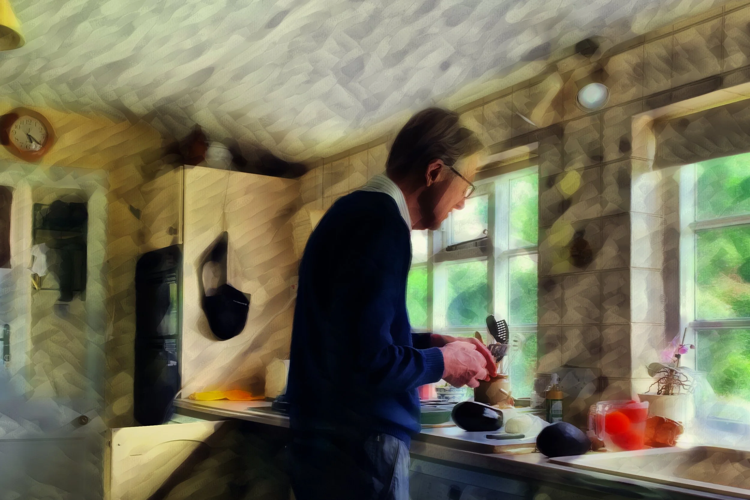 A Life of Service Part 1: A moment of care, the routine doesn't change, but though the weariness can deepen, the promise anchors him. 