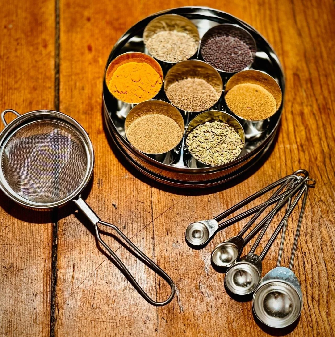 Ayurveda Spice Box and Tool / Gift Value CHF 50