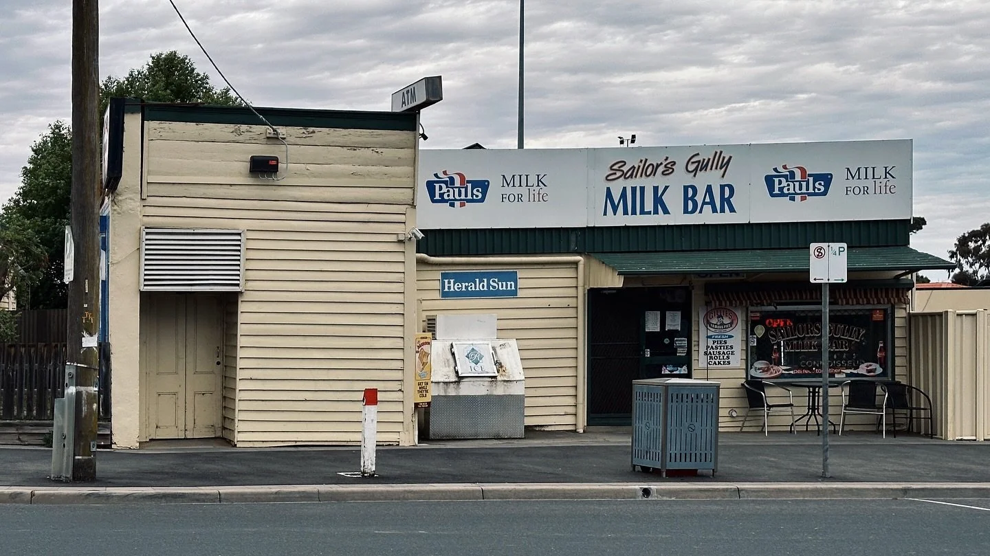 MILK BAR MONDAY
Sailors Gully Milk Bar &mdash; Eaglehawk, Victoria

Sailors Gully Milk Bar in Eaglehawk &mdash; the once-rowdy, once-gold-rich suburb of Bendigo &mdash; is a humble little corner store where the past hasn&rsquo;t been preserved so muc