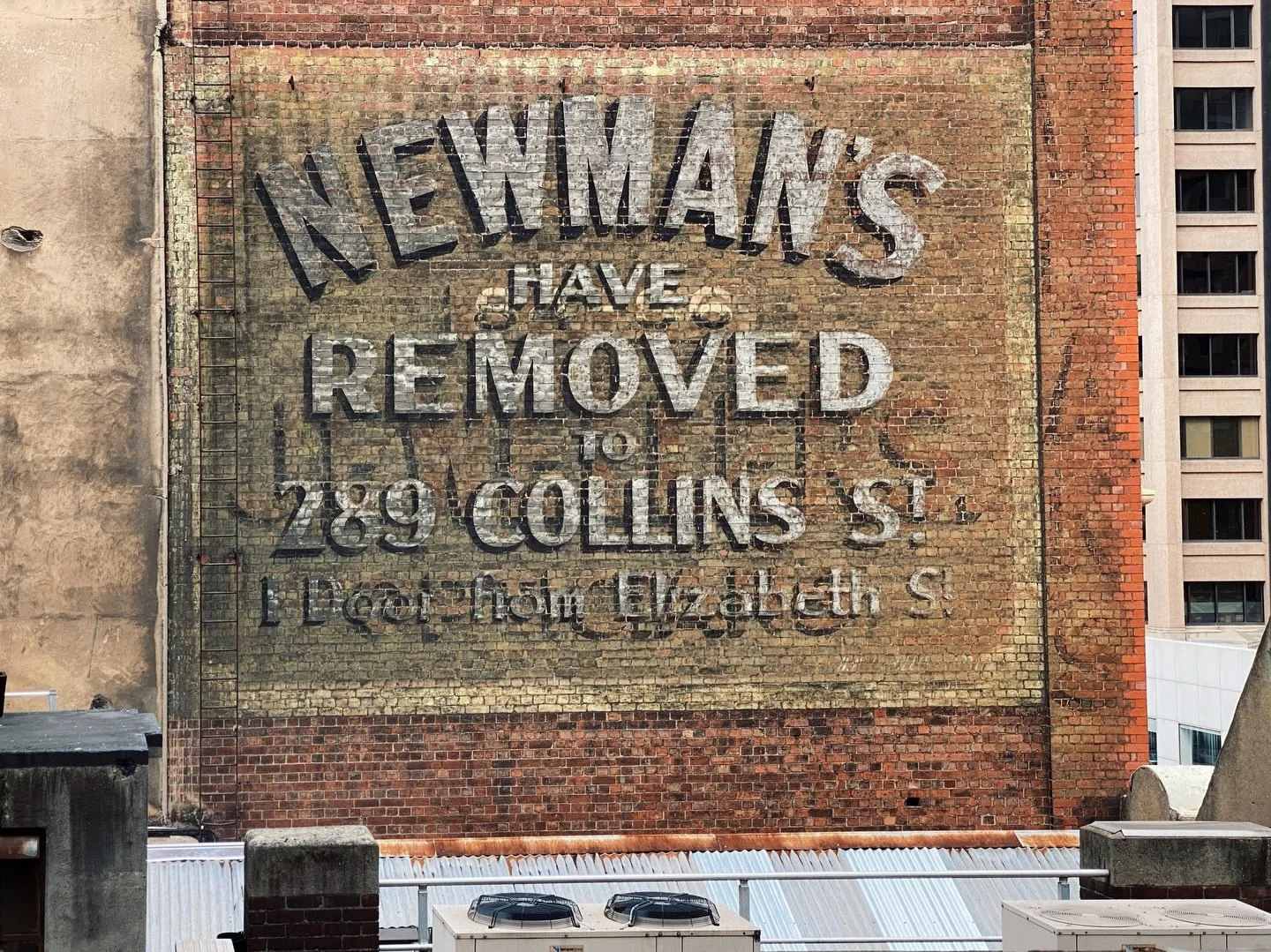 MELBOURNE HISTORY TALK: 
GHOST SIGNS OF MELBOURNE

Free. Yes. Free. Suspiciously free.

On Thursday 5 March, 6&ndash;7pm, I&rsquo;ll be taking over the very civilised, very respectable narrm ngarrgu Library near the Queen VIC market &mdash; and diggi