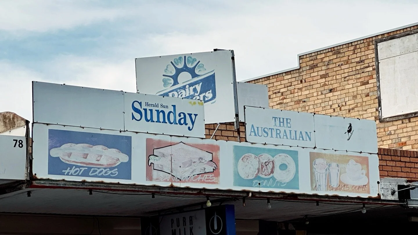 Hotdogs, Milkshakes &amp; Machine Gun Fire: Milk Bar Monday in Hadfield

The Sun-bleached signs still shouting into the void on East Street, Hadfield read:
HOTDOGS
SANDWICHES
DONUTS
MILK SHAKES &amp; COFFEE

The typography smells like 1987. Strawberr