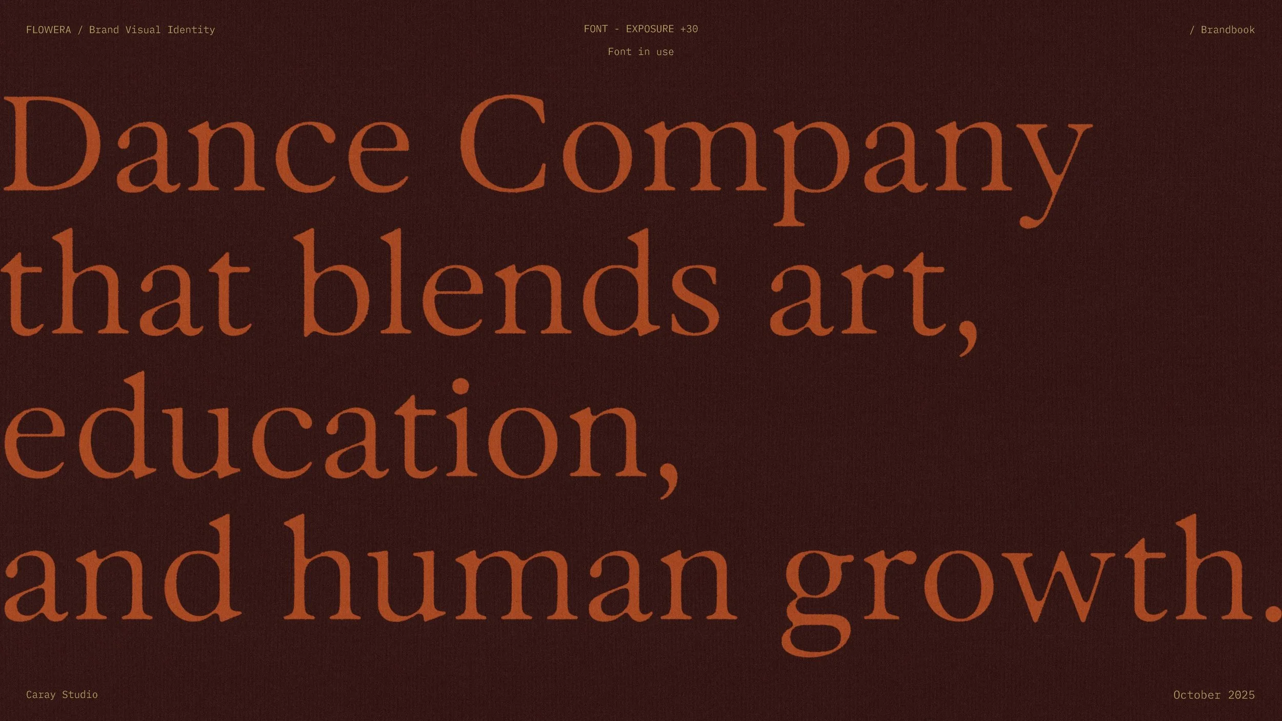 Brand Identity Design for Dance Company