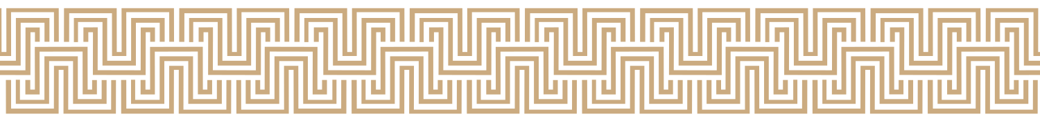 A repeating geometric pattern with black lines on a beige background, featuring a maze-like design.
