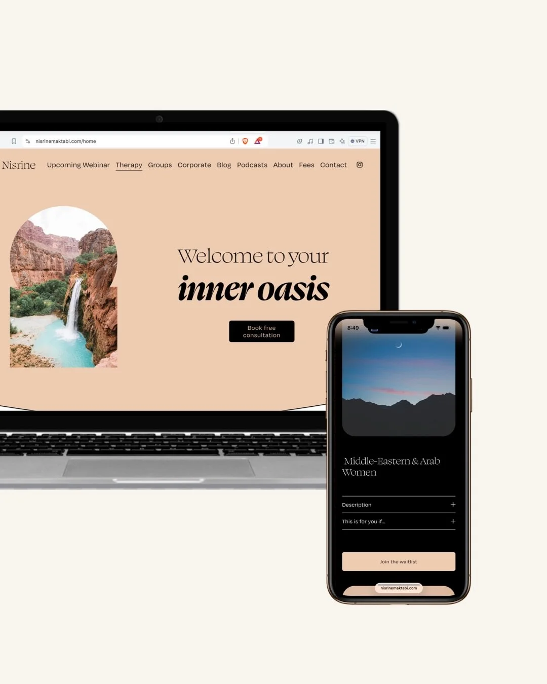 BRAND NARRATIVE for @healwithnisrine 

Honoring one of my earliest clients on International Women&rsquo;s Day, a woman with an extraordinary life story.

Nisrine is a psychotherapist who specializes in trauma and addiction healing. She offers special