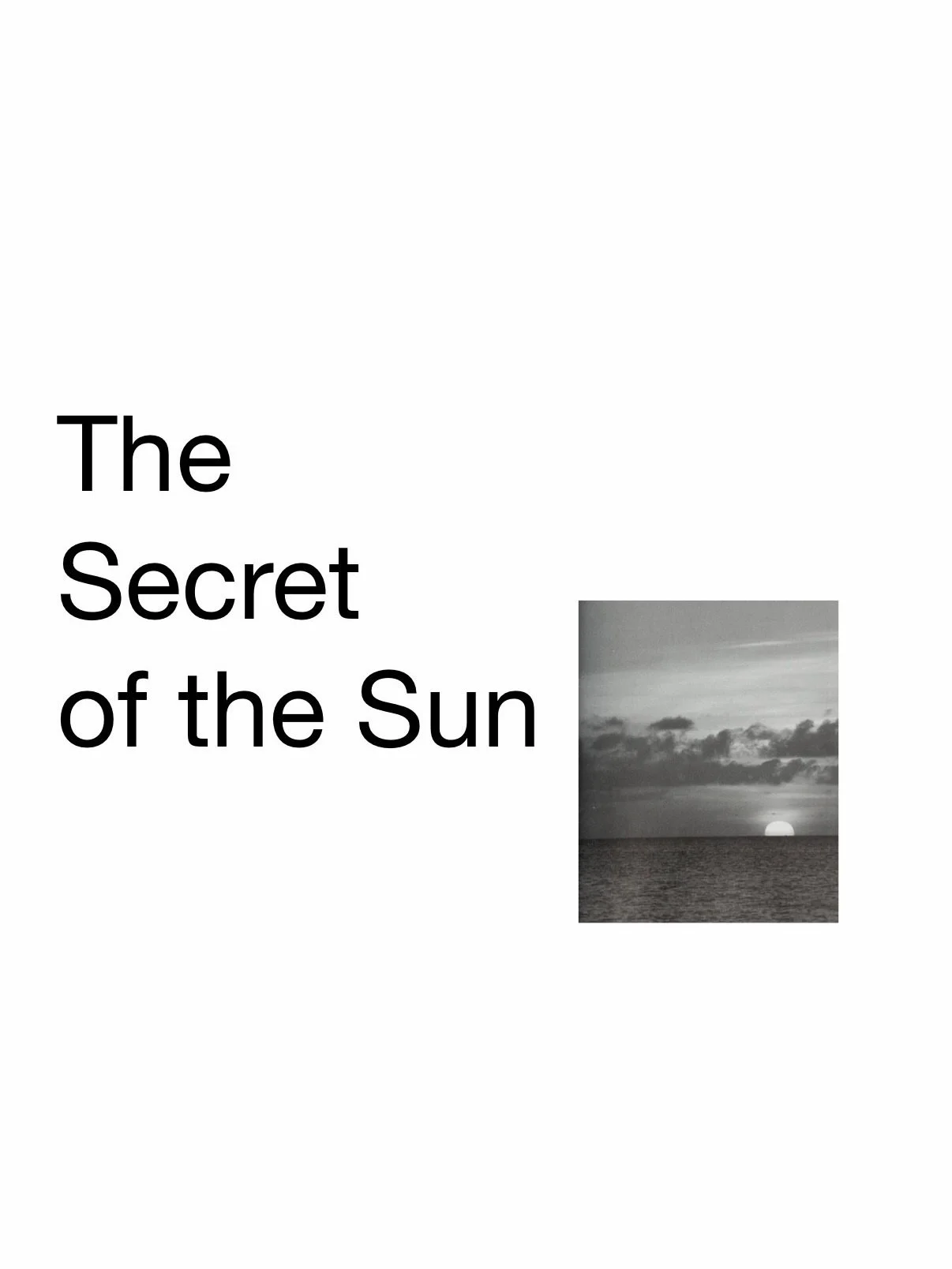 The Sun is the gravitational center of the solar system&mdash;the body around which all planets and celestial bodies revolve.

The same mechanics and geometry apply to the natal chart.

The Sun is the central organizing force of the chart. Every othe