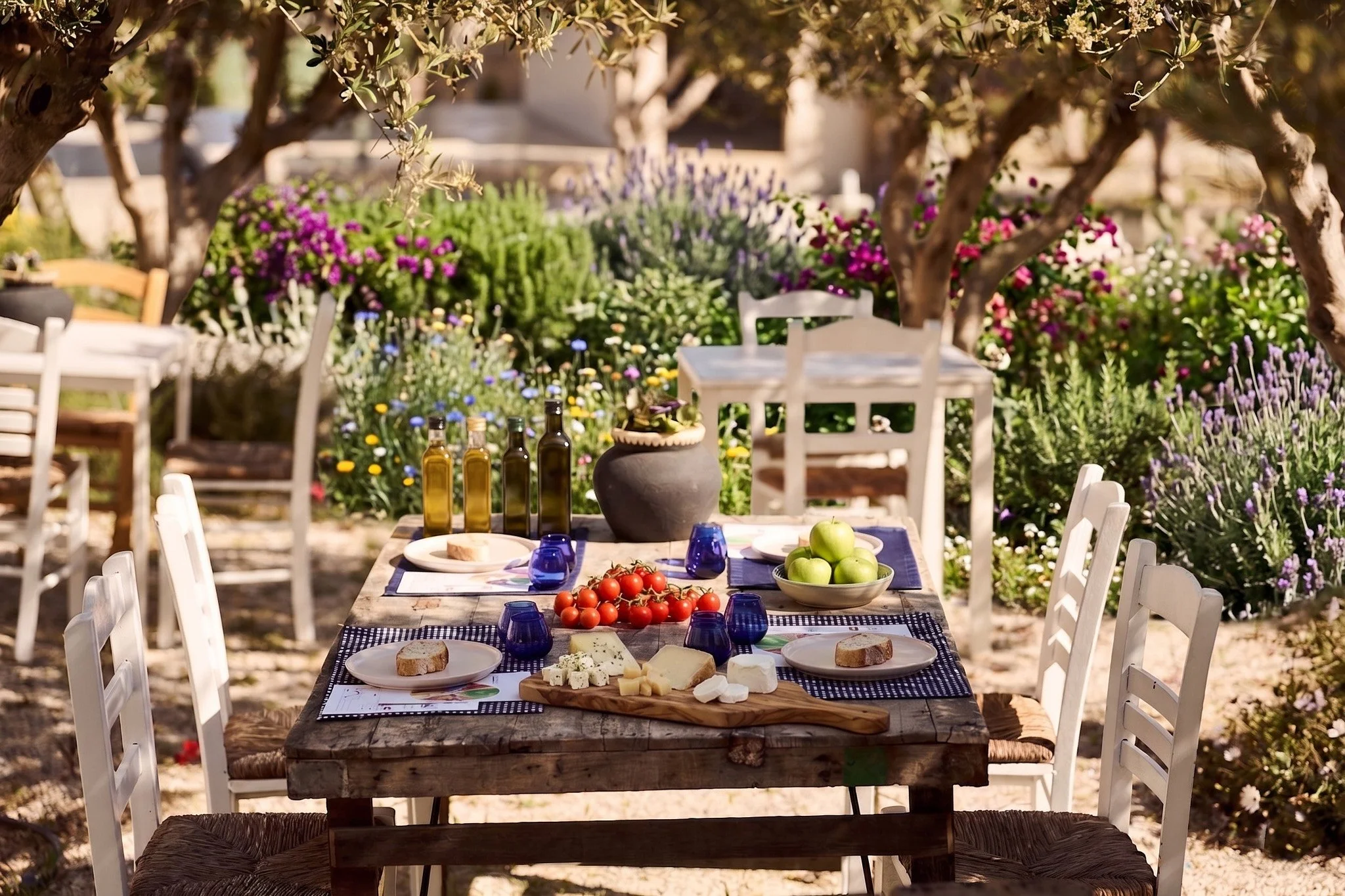 We offer holistic natural therapies inspired by ancient healing traditions, designed to restore both body and mind in a peaceful open-air environment surrounded by olive trees, herbs, and the calming energy of the Cycladic landscape. 