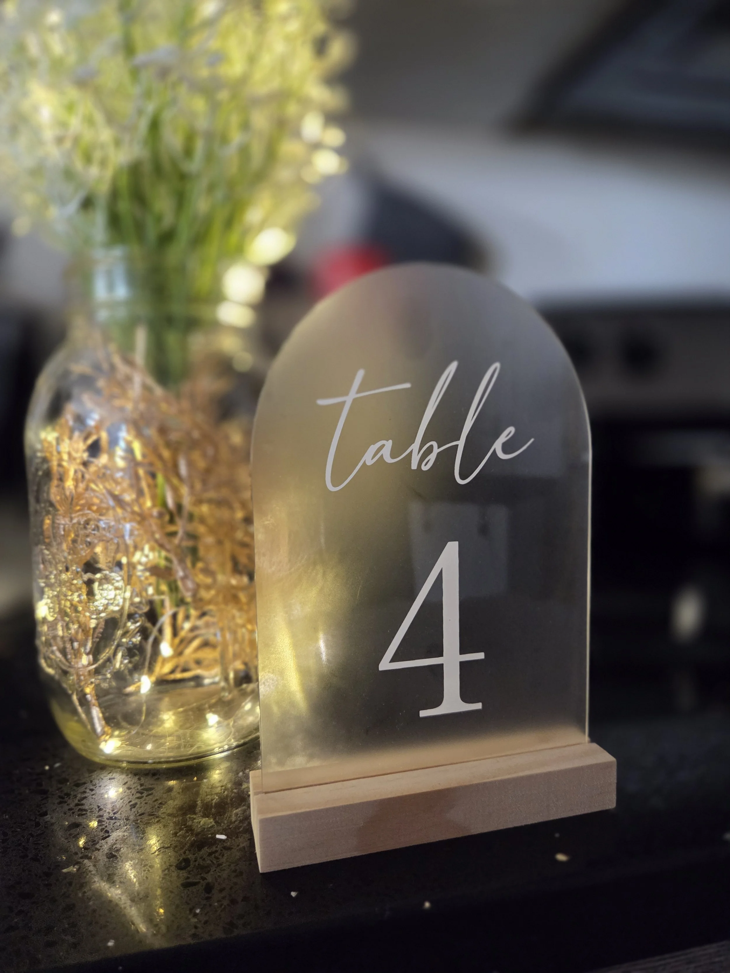 Table Numbers