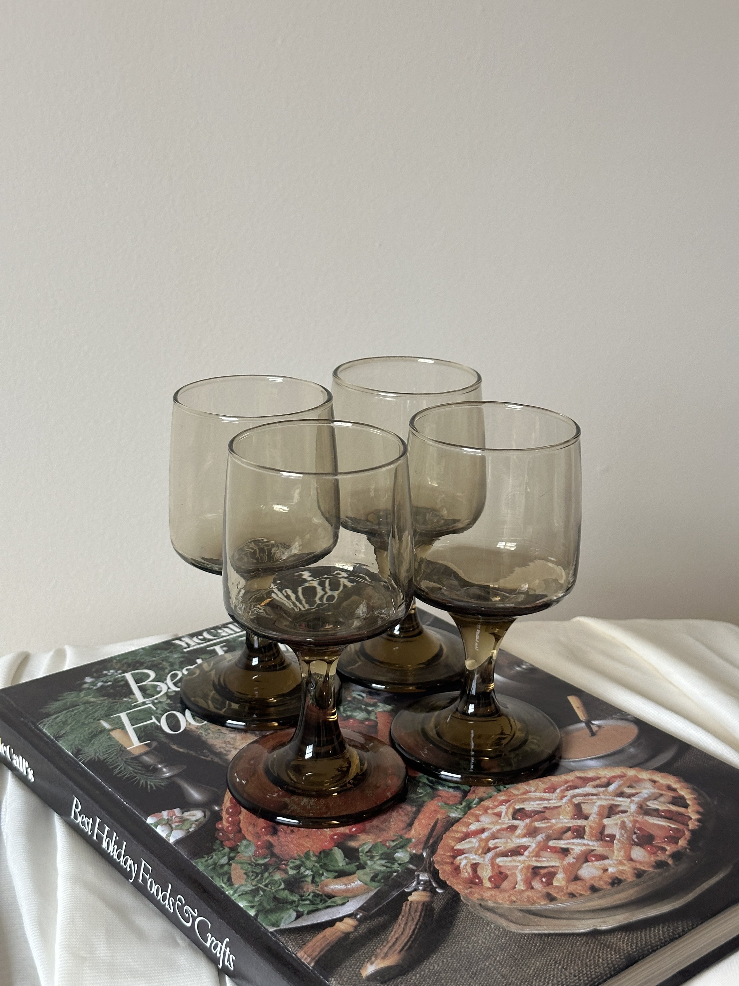 MCM Brown Wine Glasses