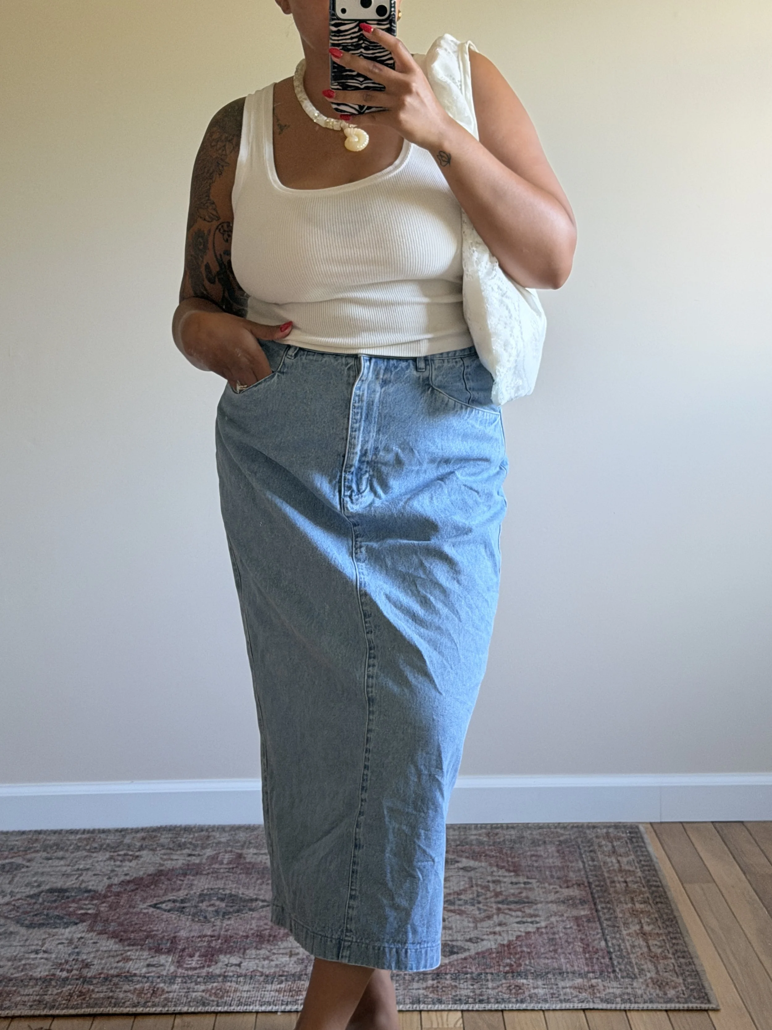 Denim Skirt