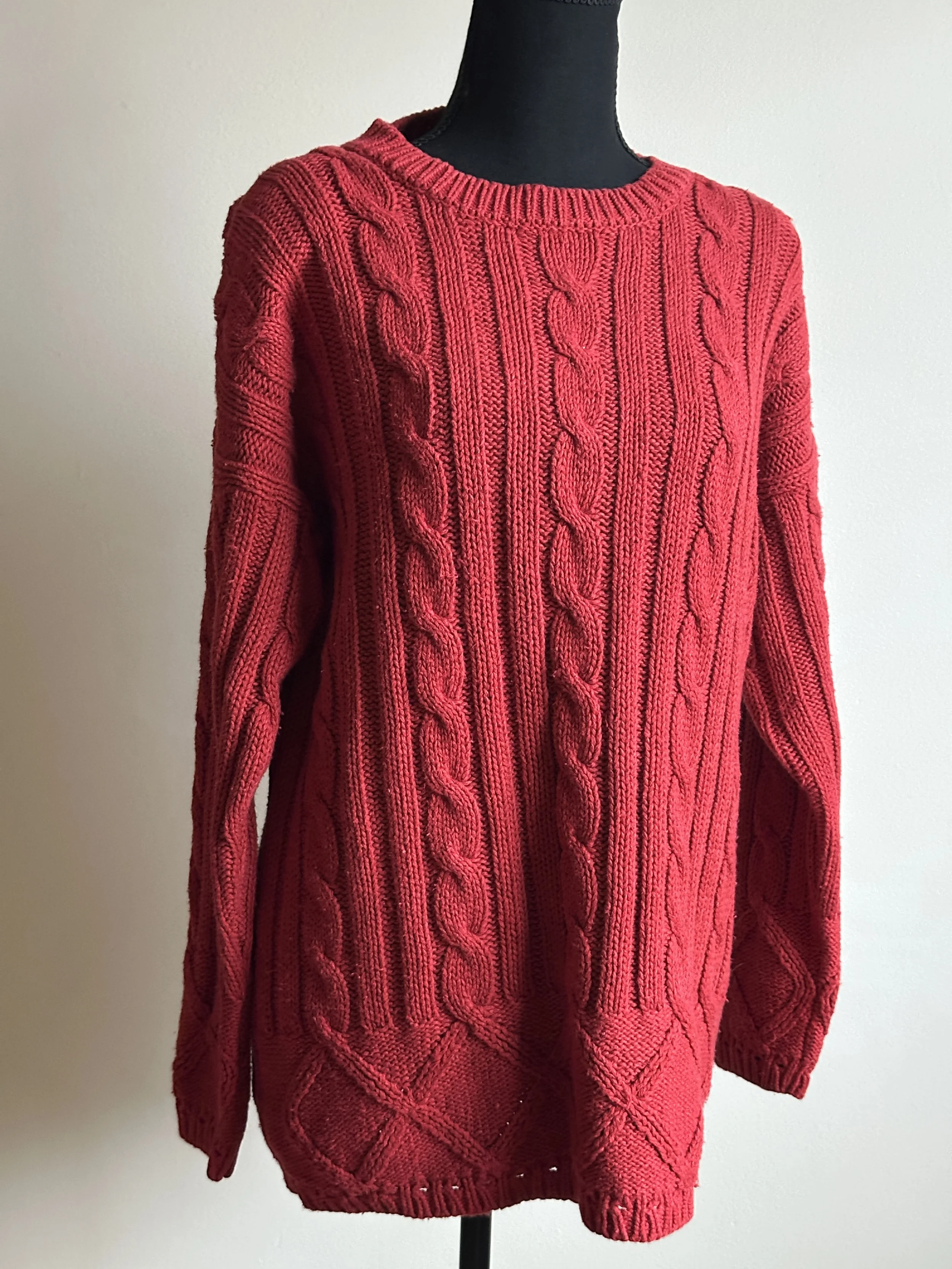 Red Knit Sweater