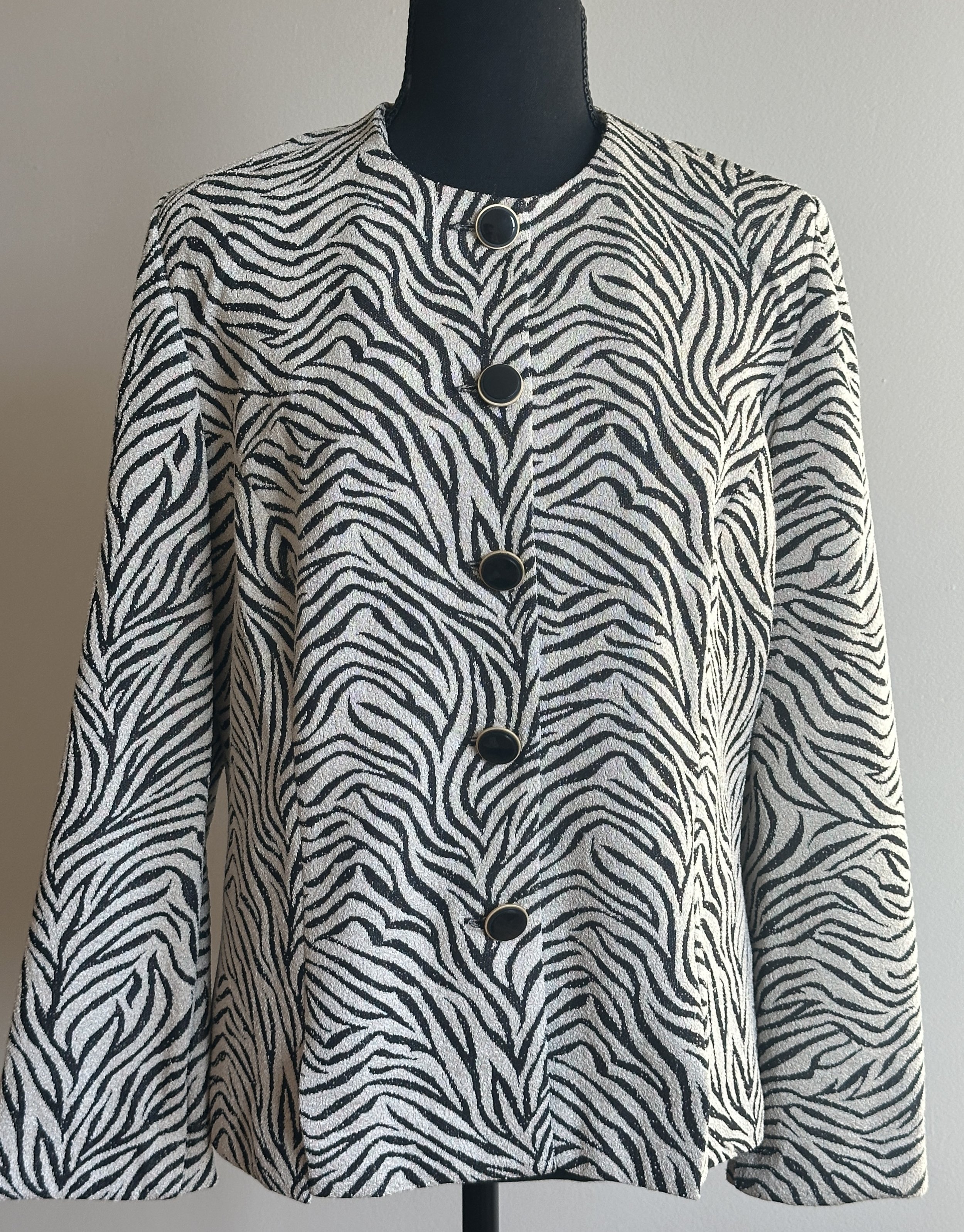 Zebra Print Blouse