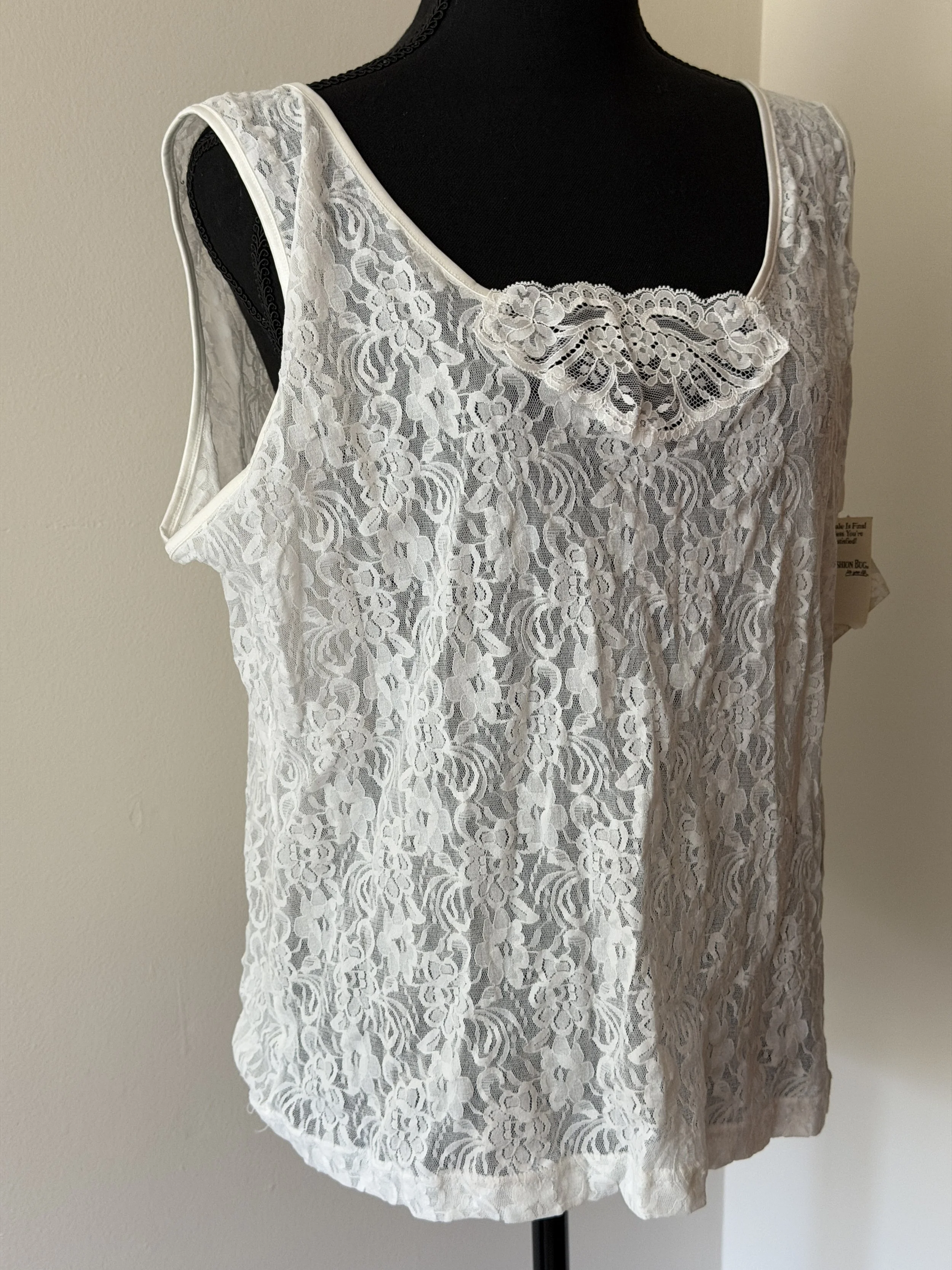 Floral Lace Tank Top