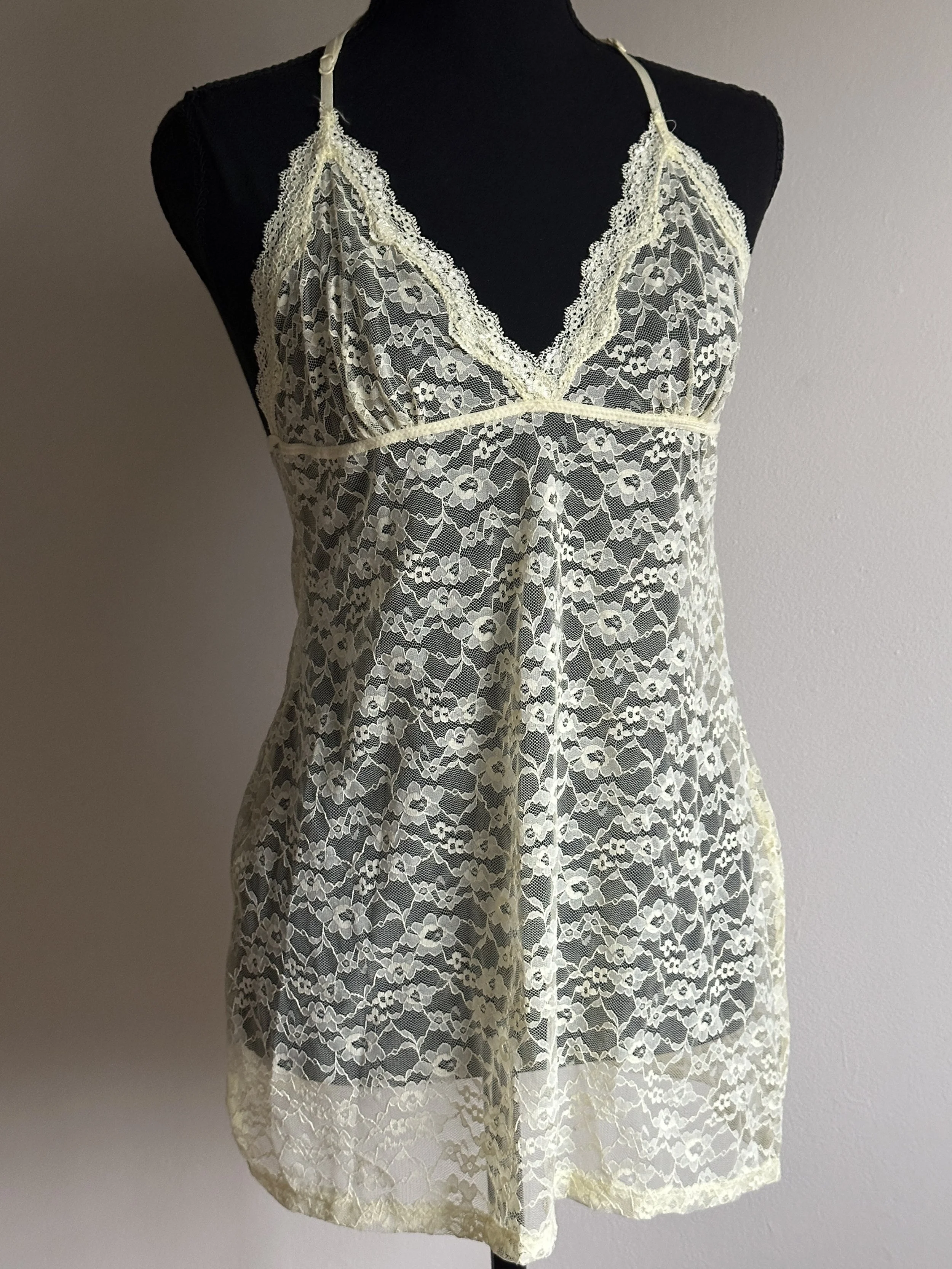 Yellow Lace Top