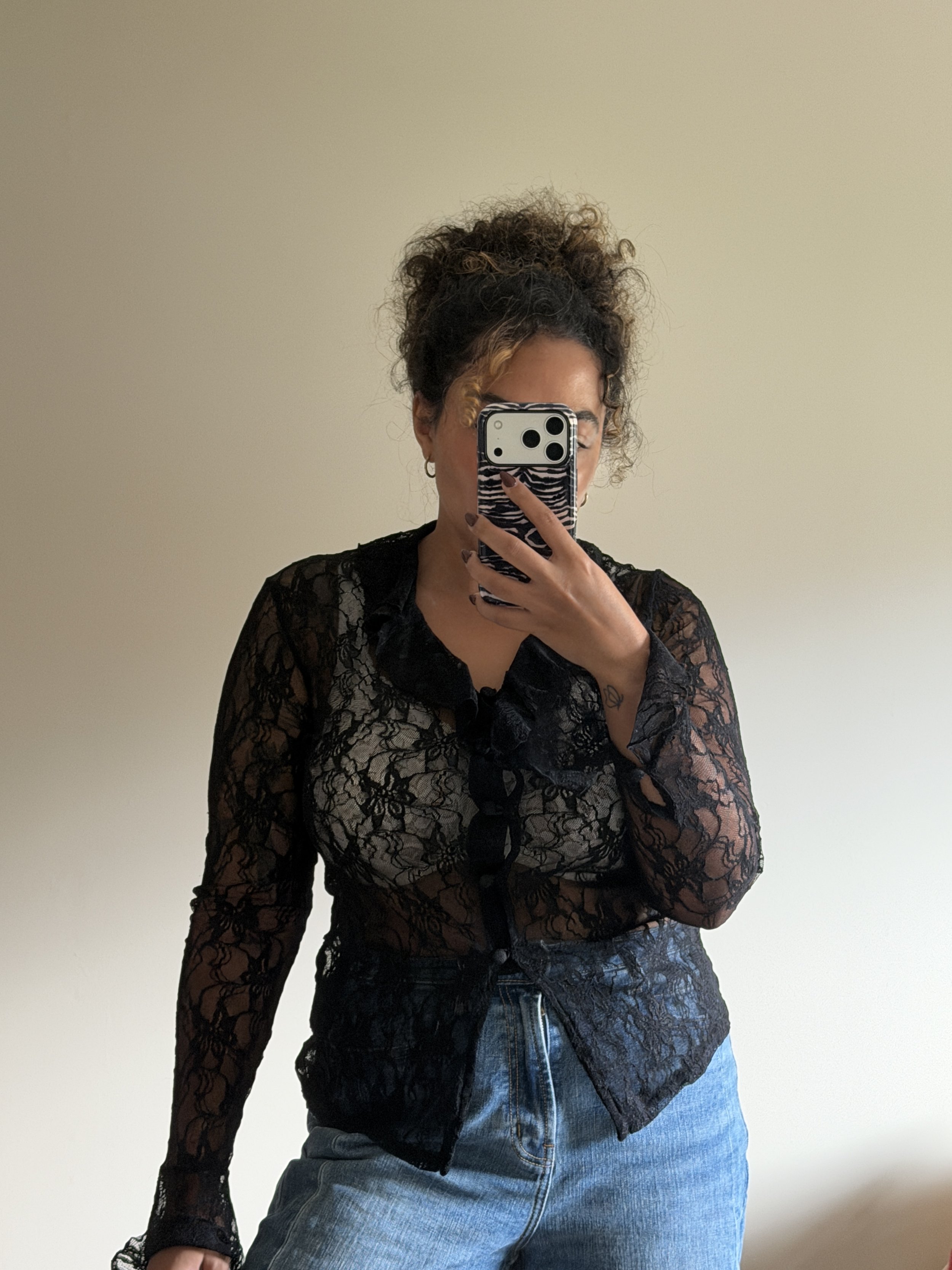 Black Lace Long Sleeve