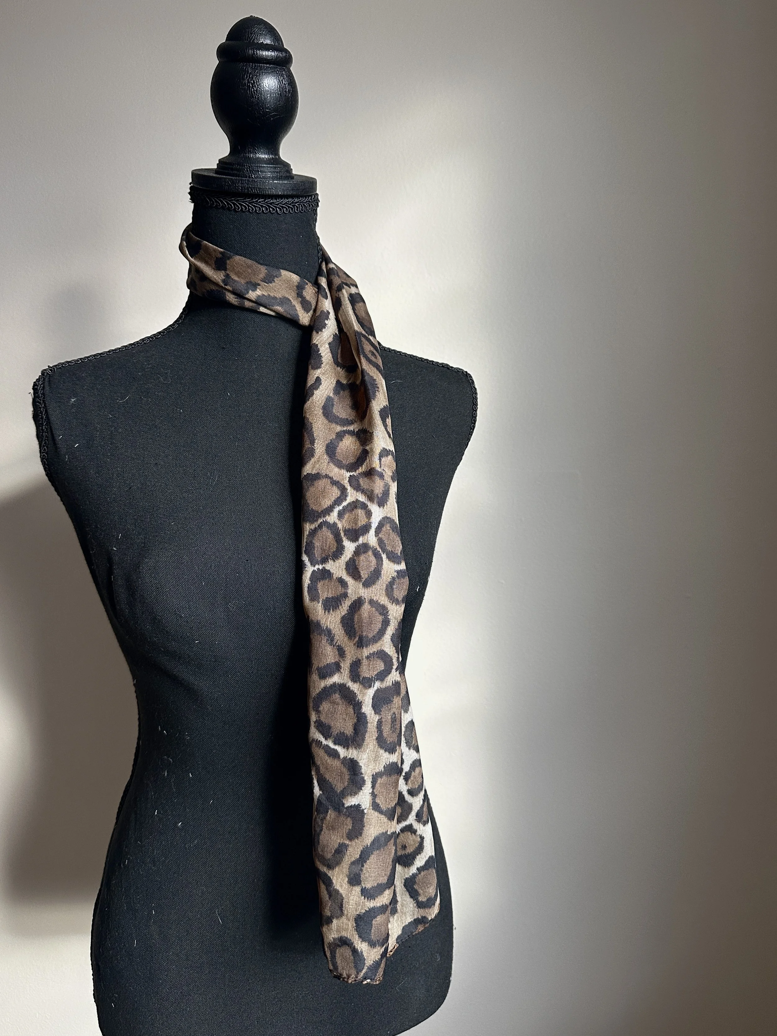 Leopard Print Scarf