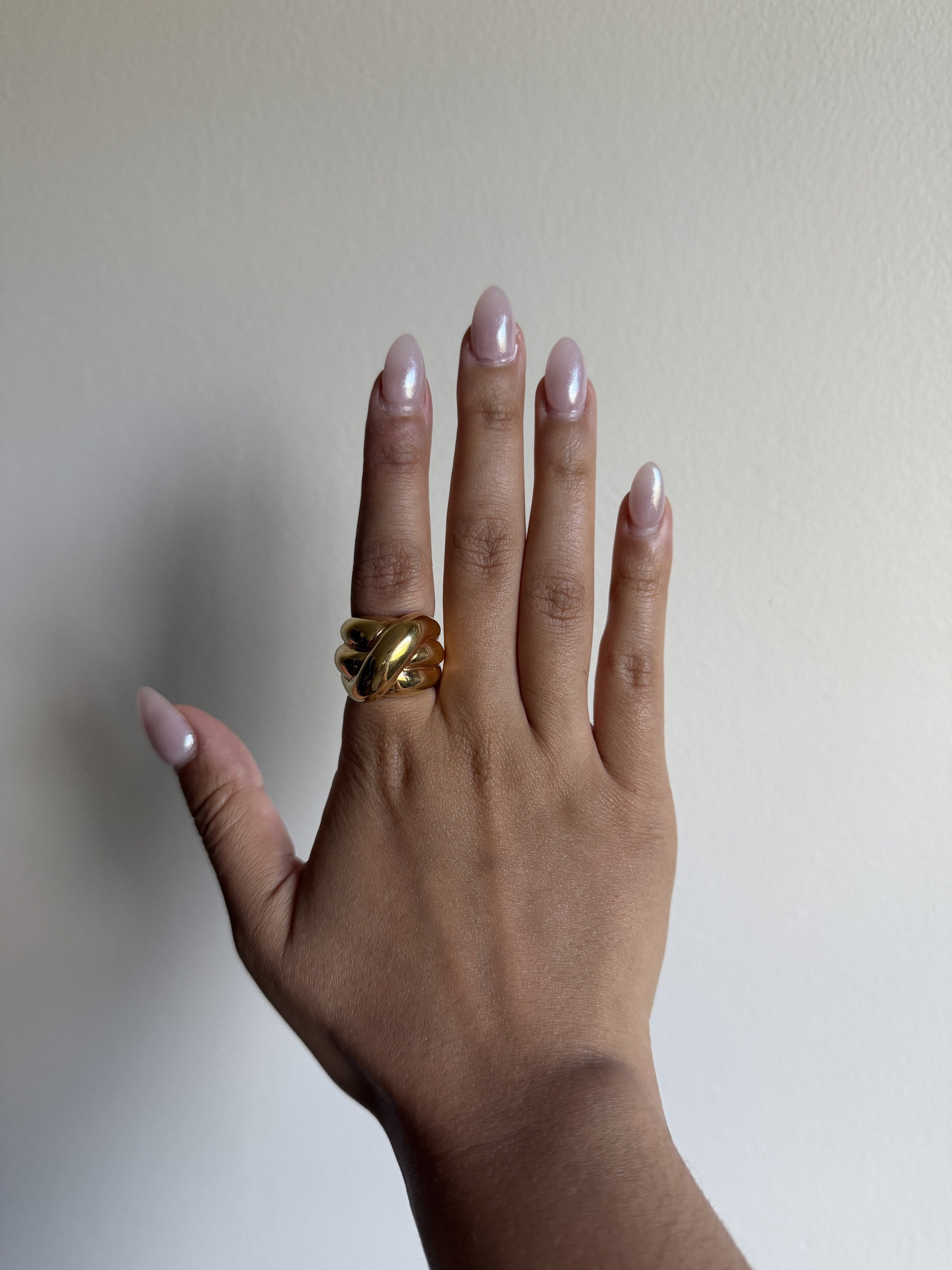 18K Gold HGE Chunky Ring