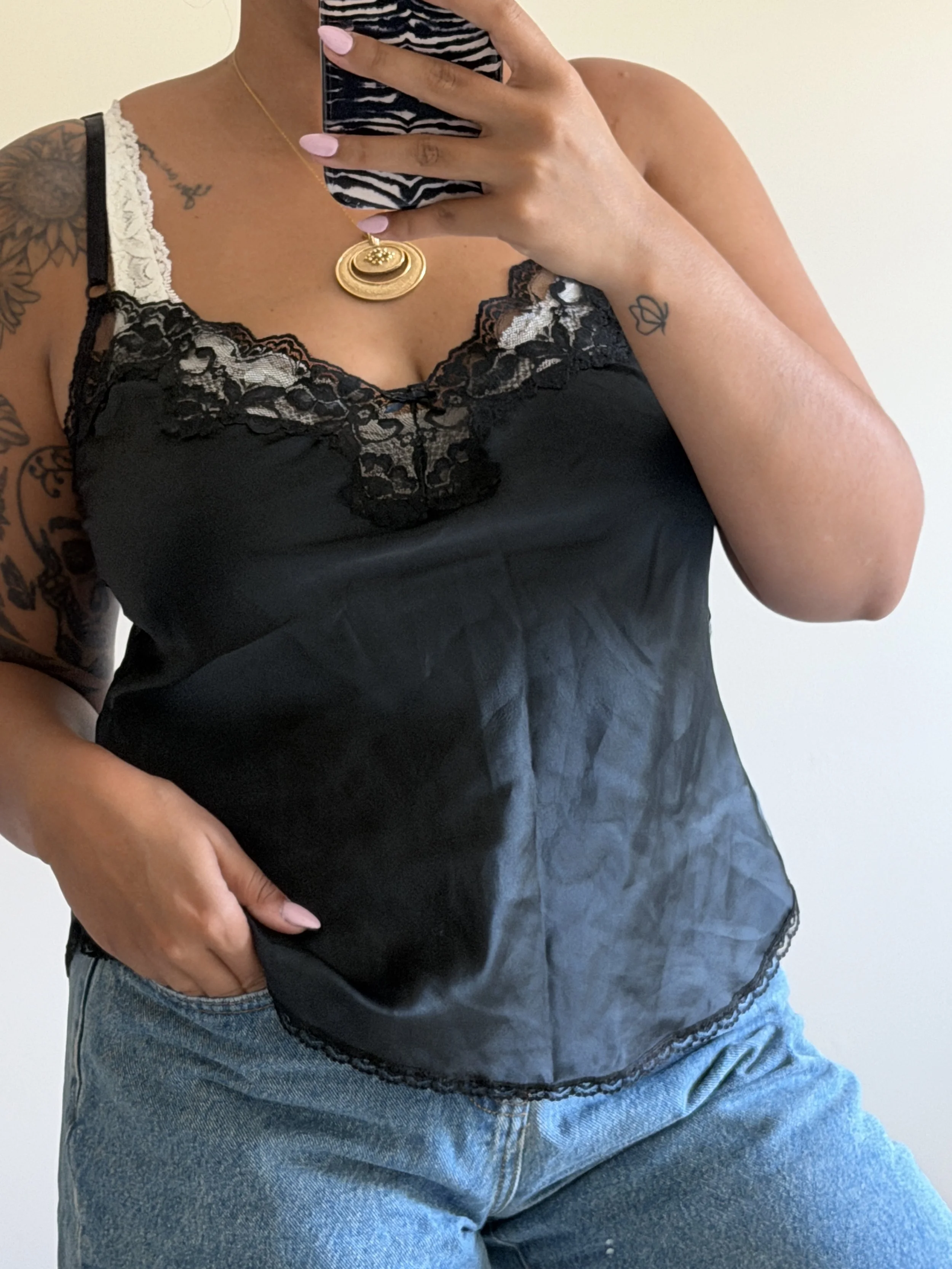 Black Slip Tank