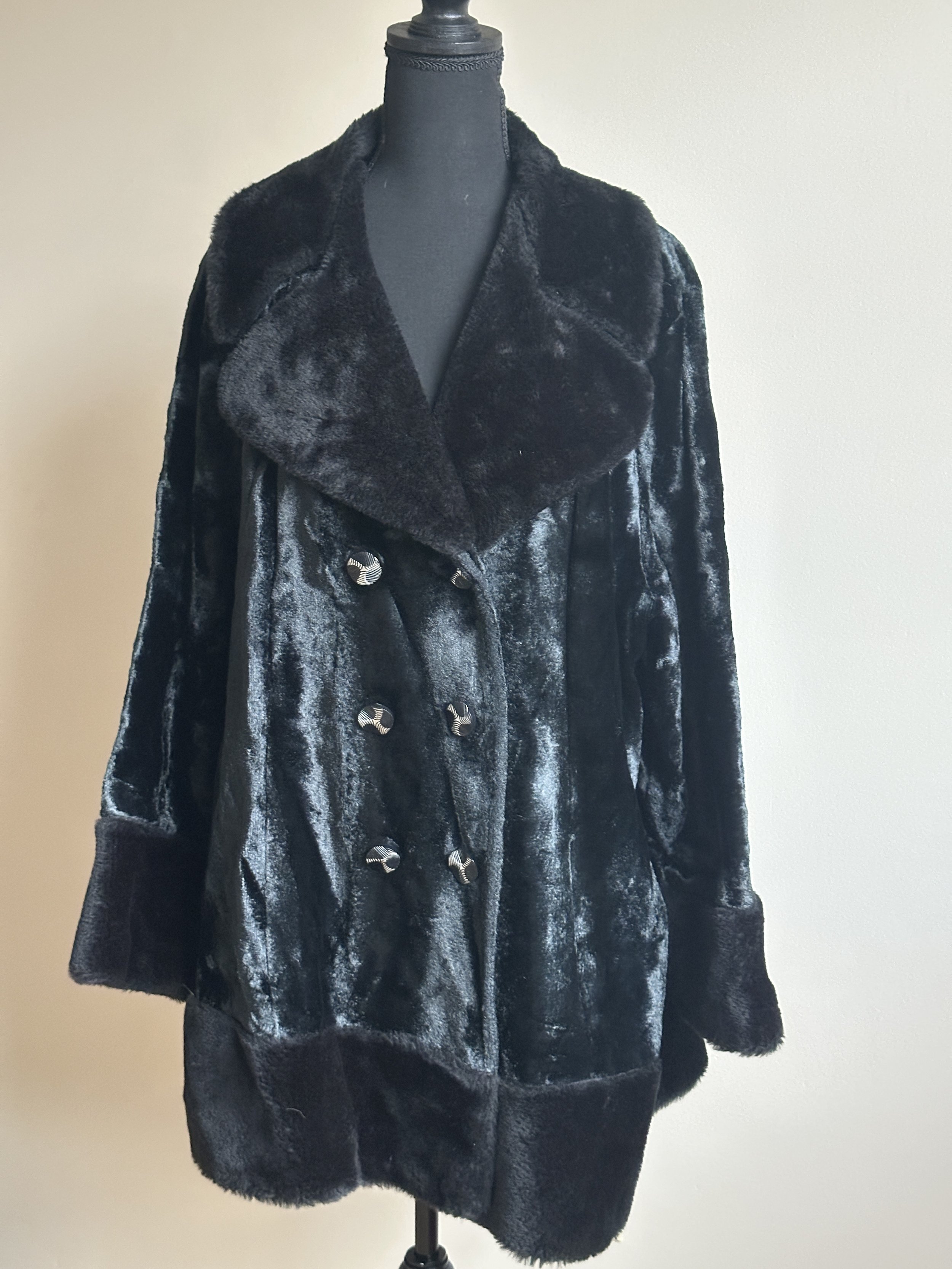 80s Faux Fur Coat