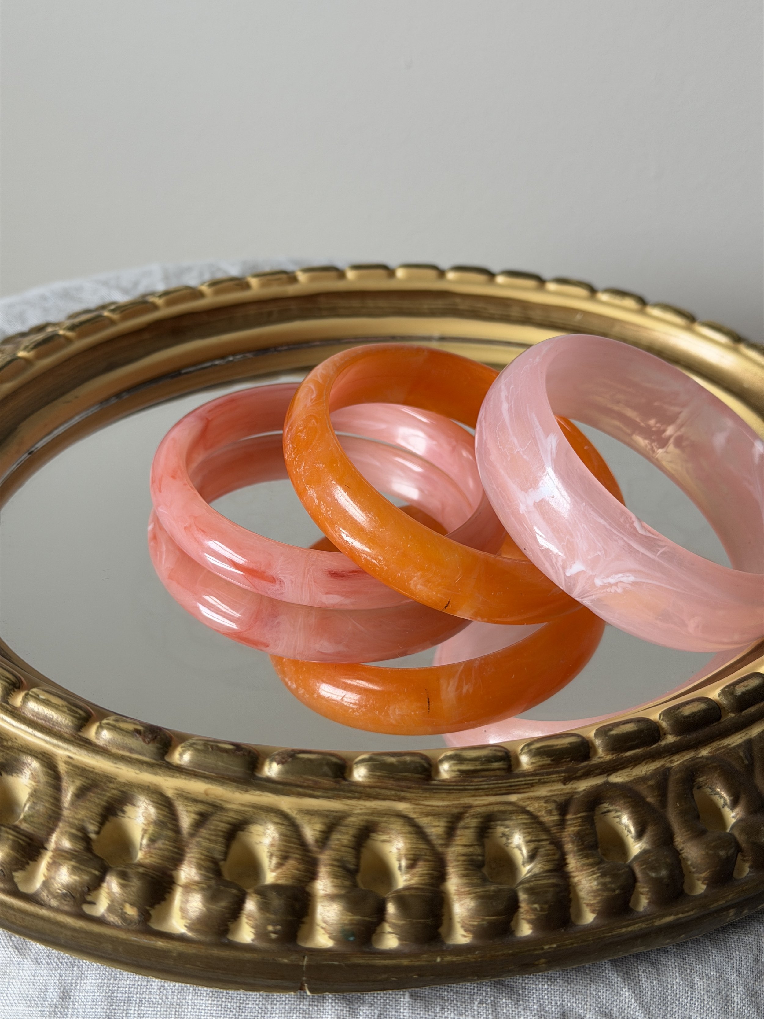 Orange Swirl Bangle