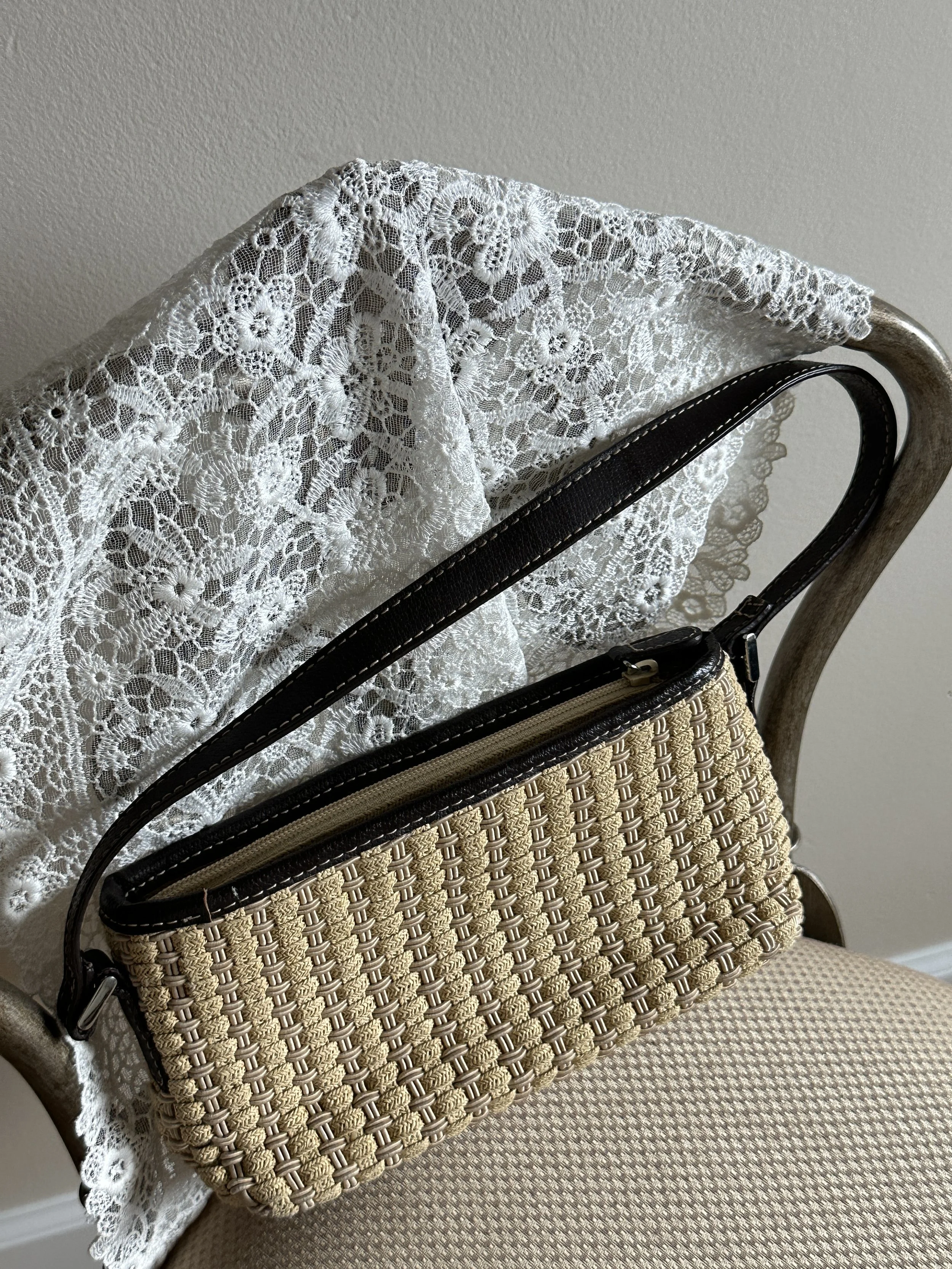 Woven Shoulder Bag