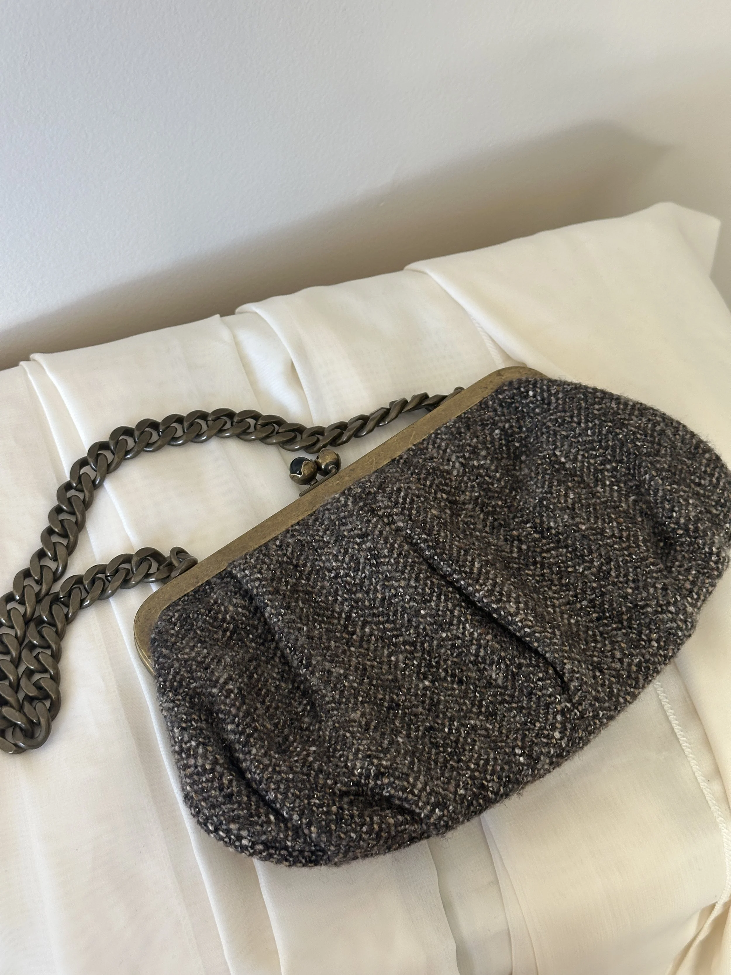 Tweed Purse