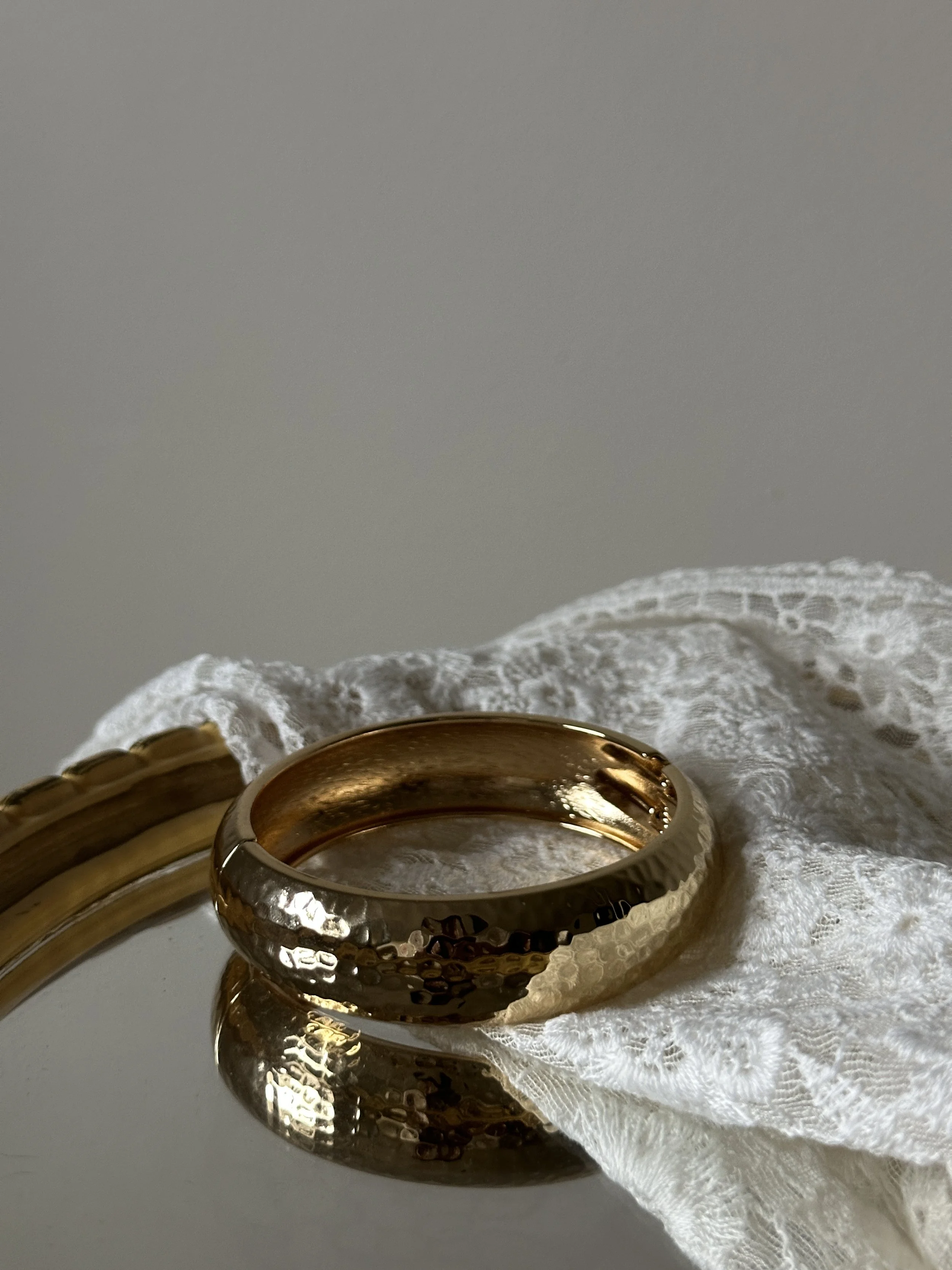 Hammered Bangle