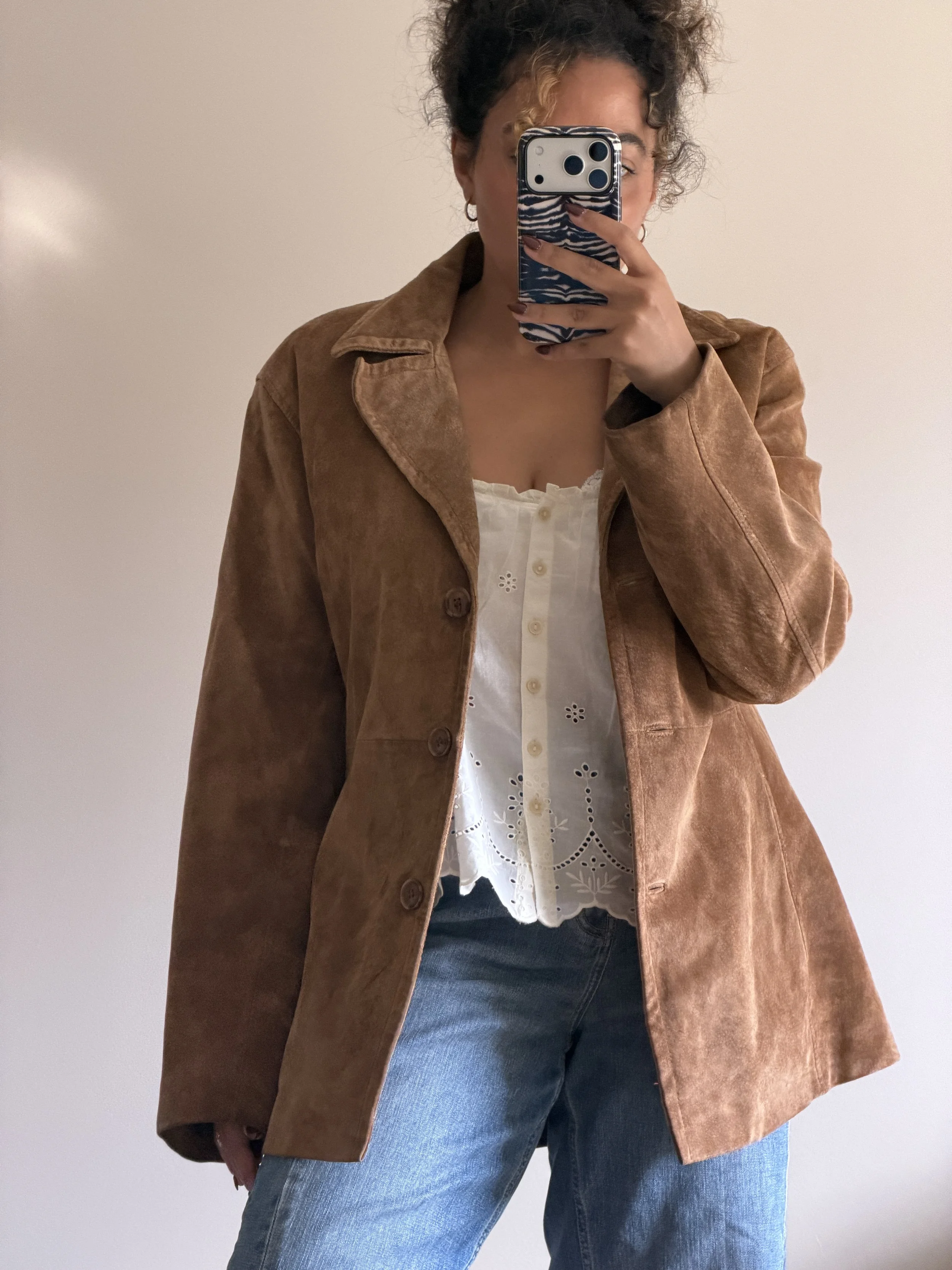 Brown Suede Jacket