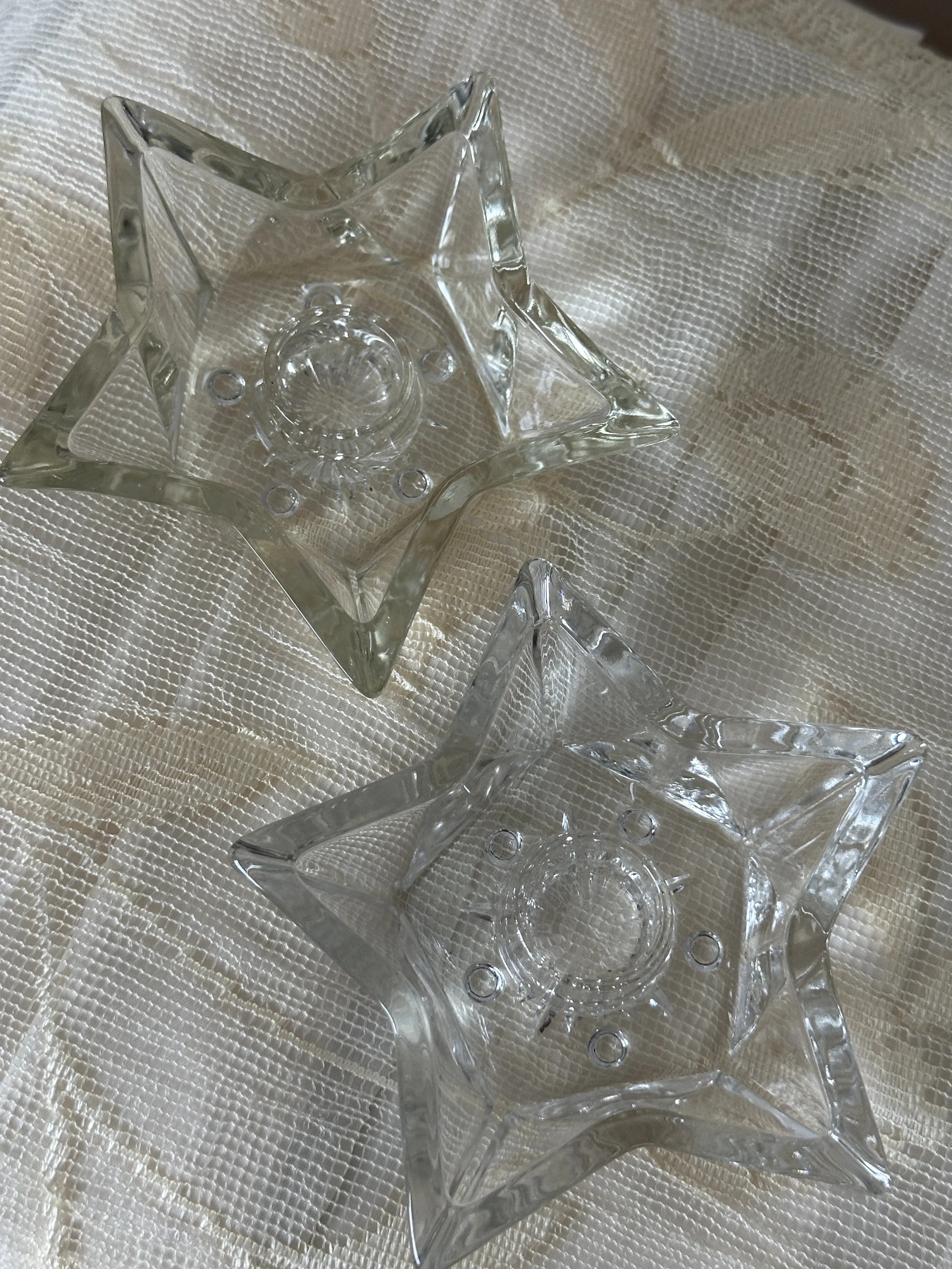 Crystal Star Candle Holders