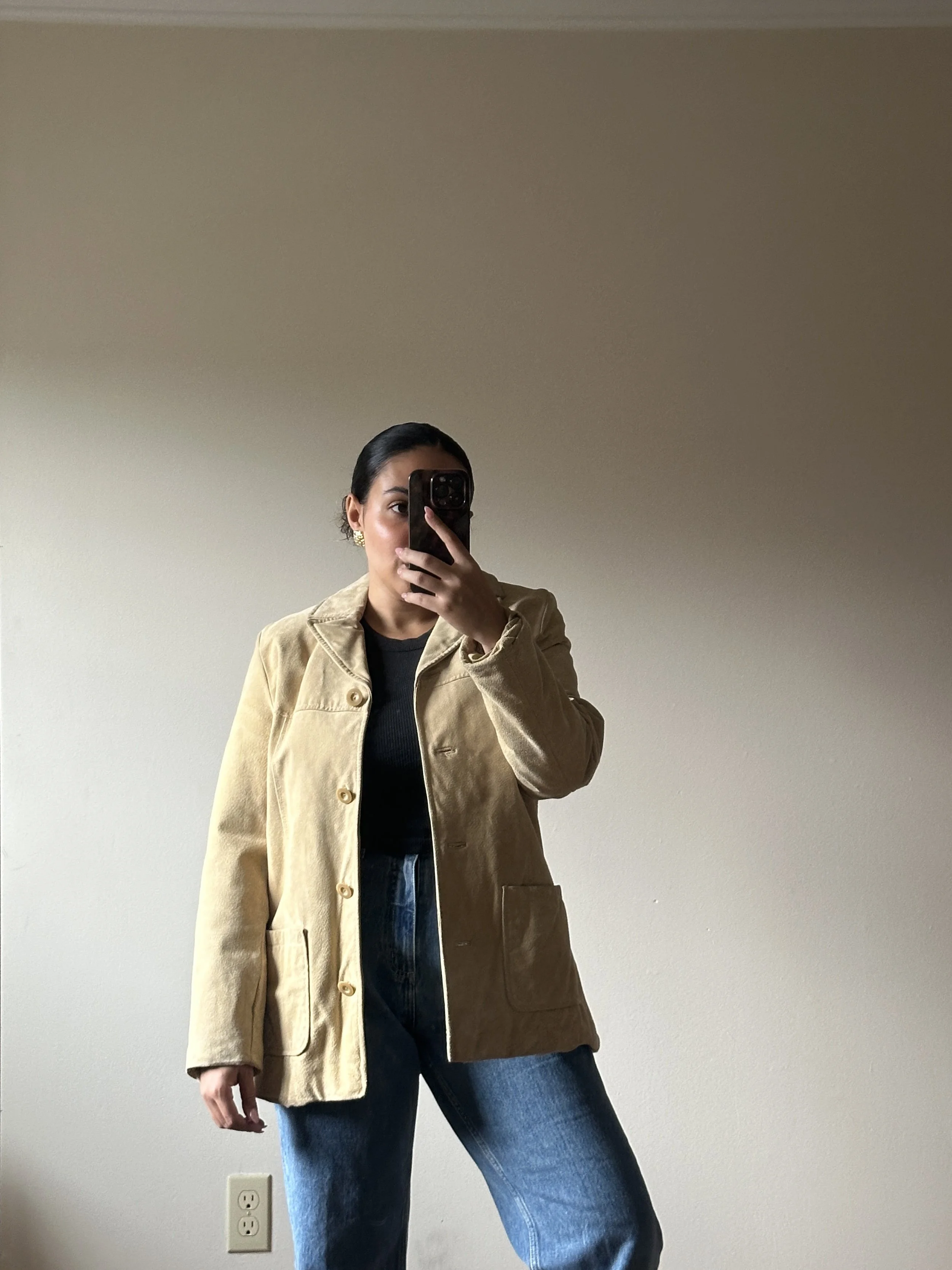 Tan Suede Jacket