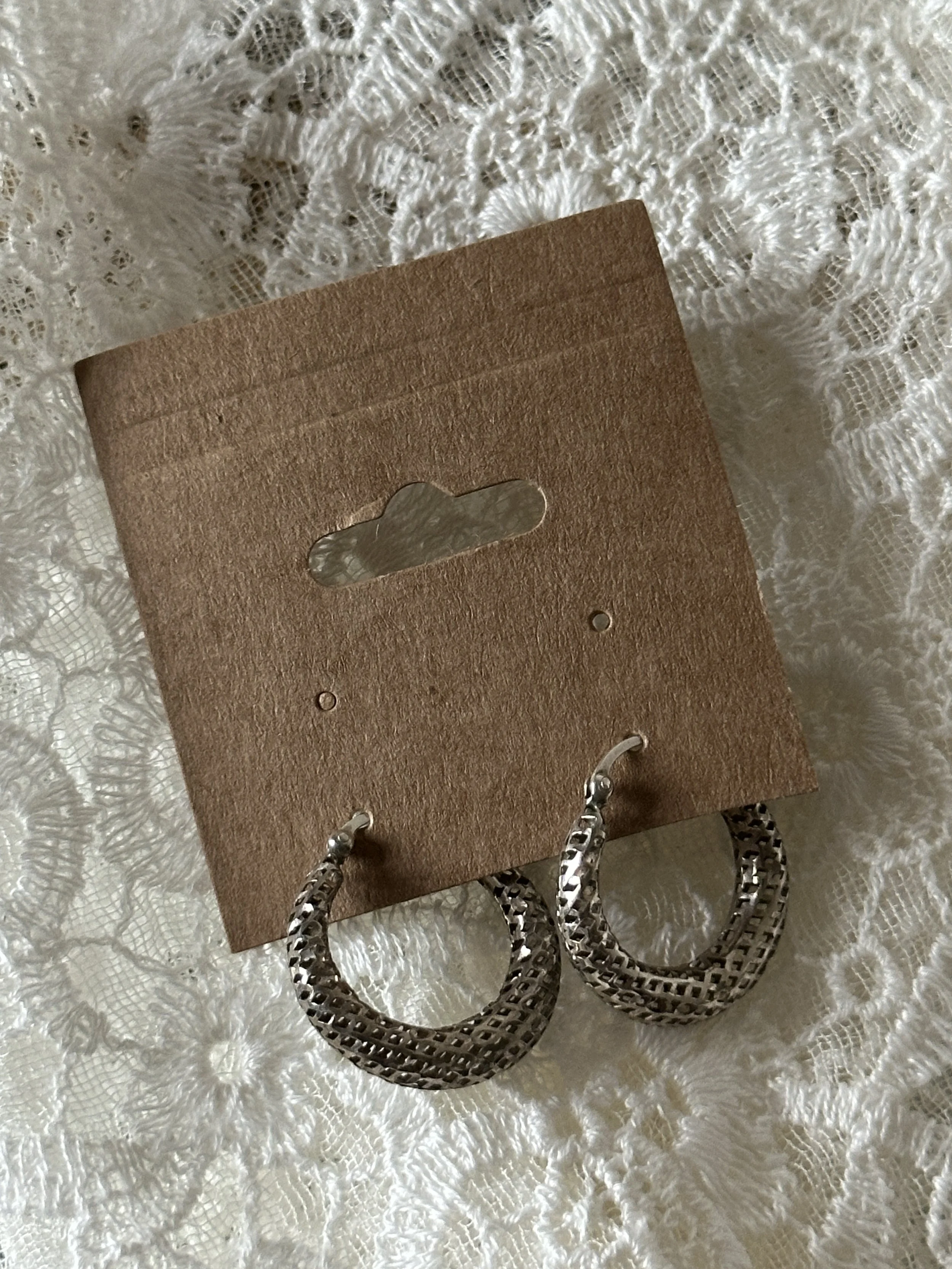 Sterling Hoops