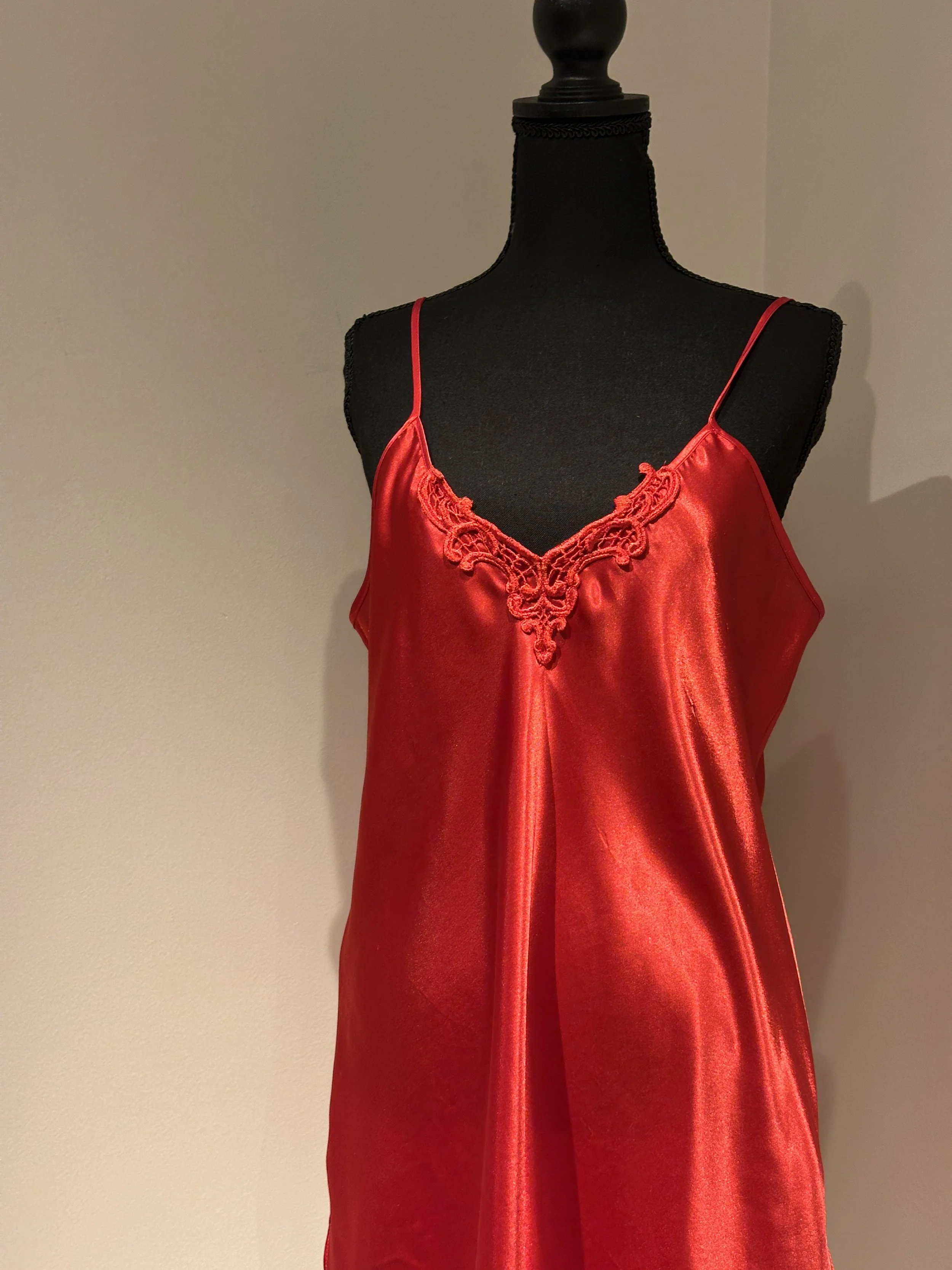 Red Satin Slip
