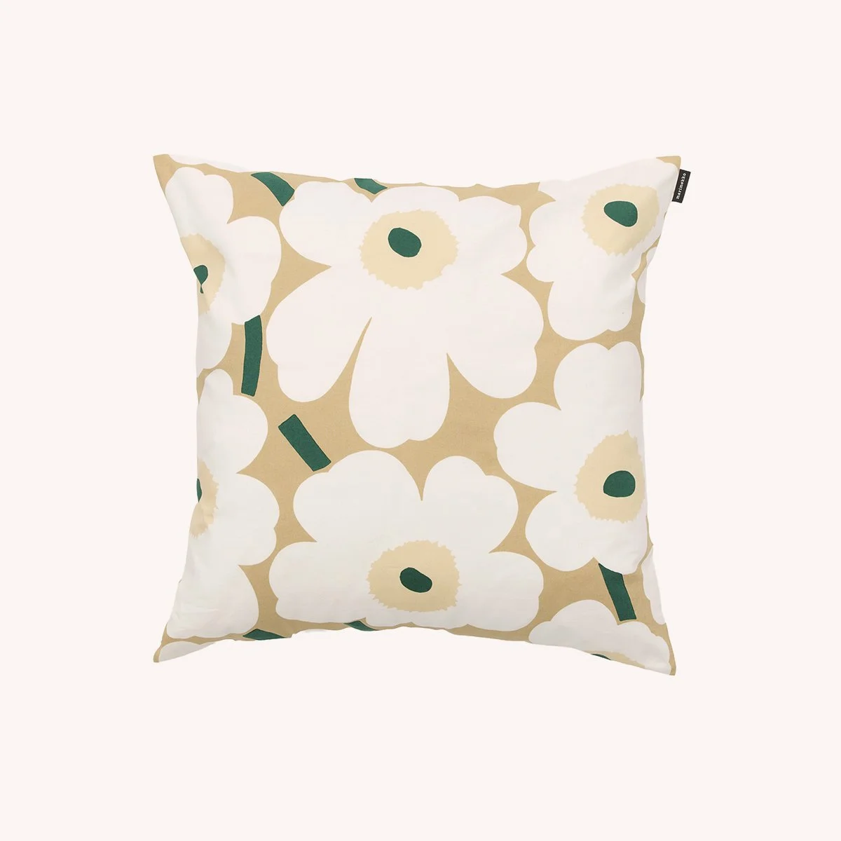 HOUSSE DE COUSSIN - 50 X 50CM - PIENI UNIKKO - SABLE, BLANC, EMERAUDE, FOIN