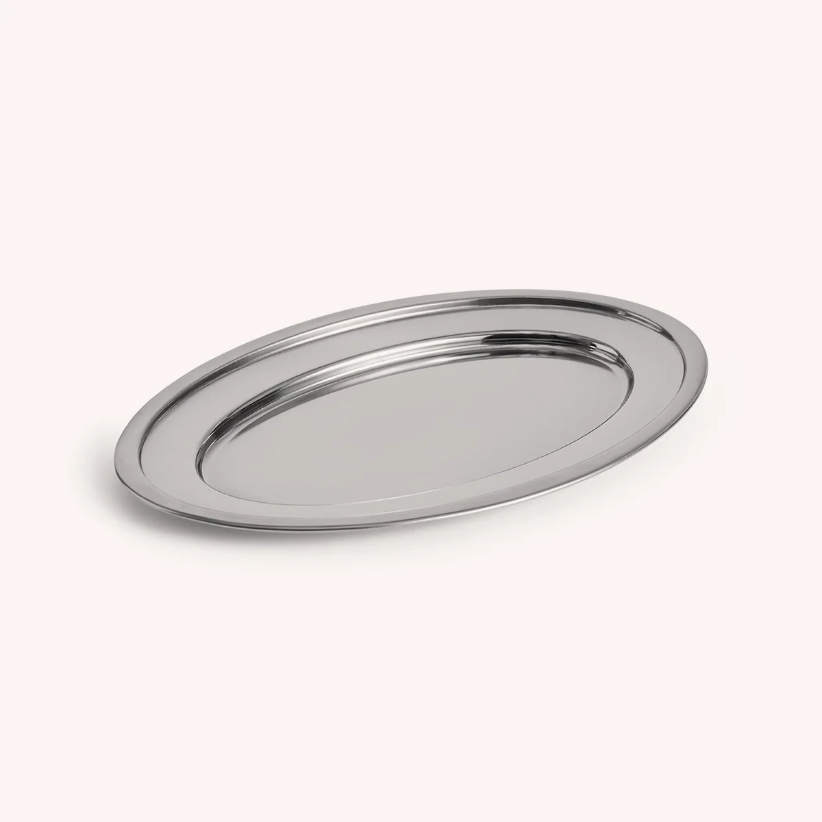 PLAT OVAL - M - ESSENTIAL STEEL - HAY