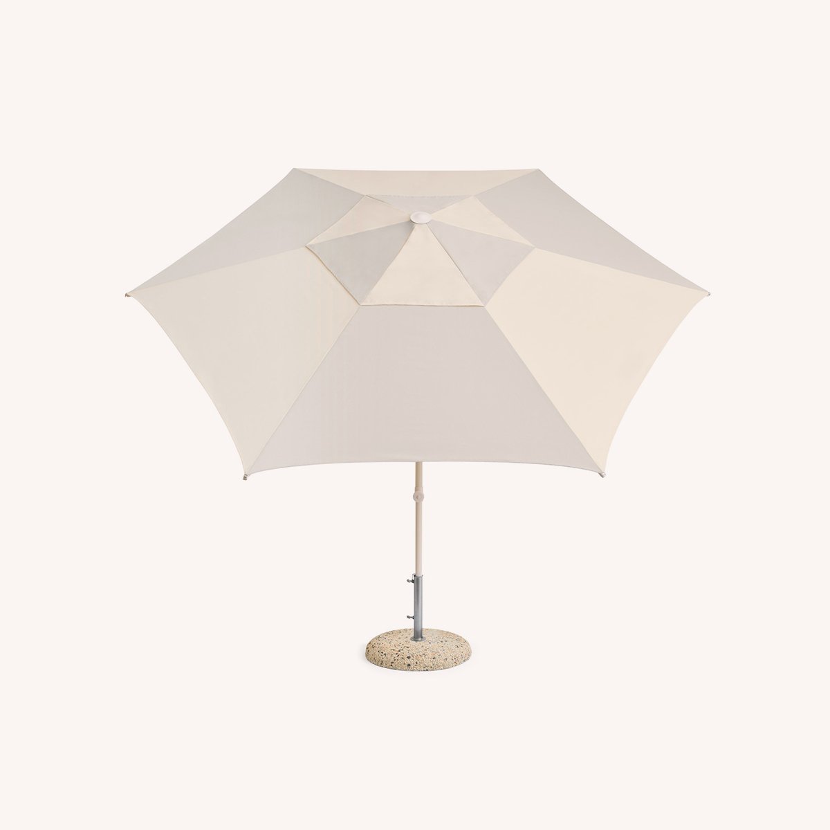 parasol-bicolore-outdoor-jardin-bouroullec-hay-momentum-design-store-lille-rijsel-curation-mobilier-AF578-F623-AU93_Terrazza Parasol Hexagon off-white and grey 1.jpg