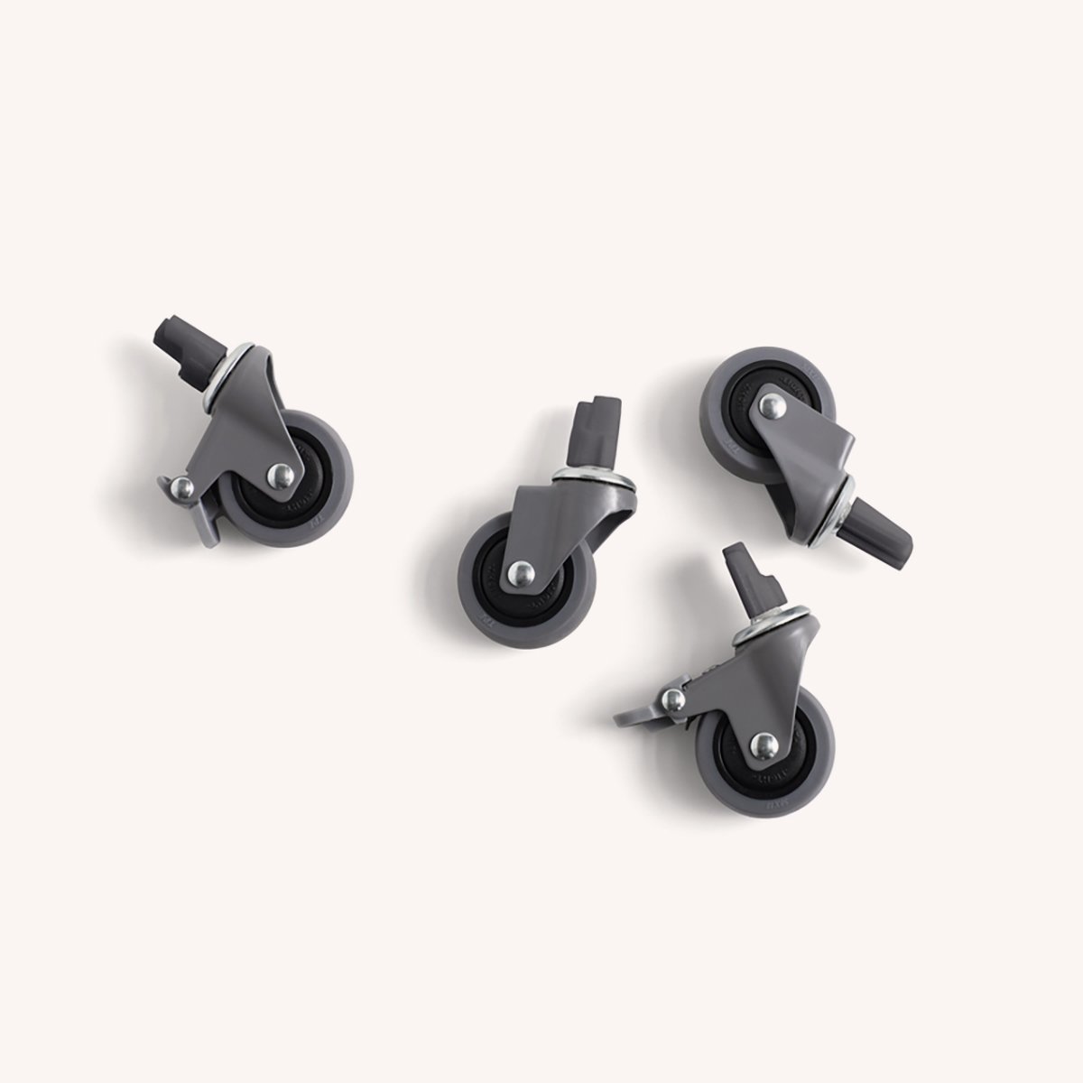 SET DE 4 ROULETTES POUR CAGETTE HAY - M