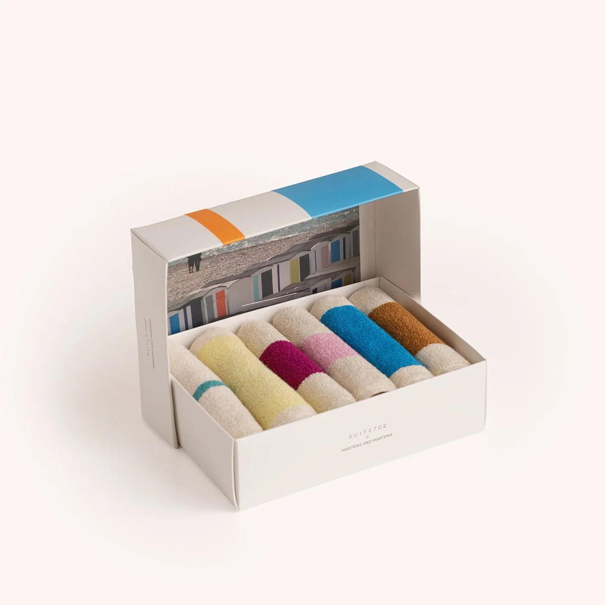 COFFRET CADEAU DE 6 SERVIETTES INVITÉS - MARTENS & MARTENS